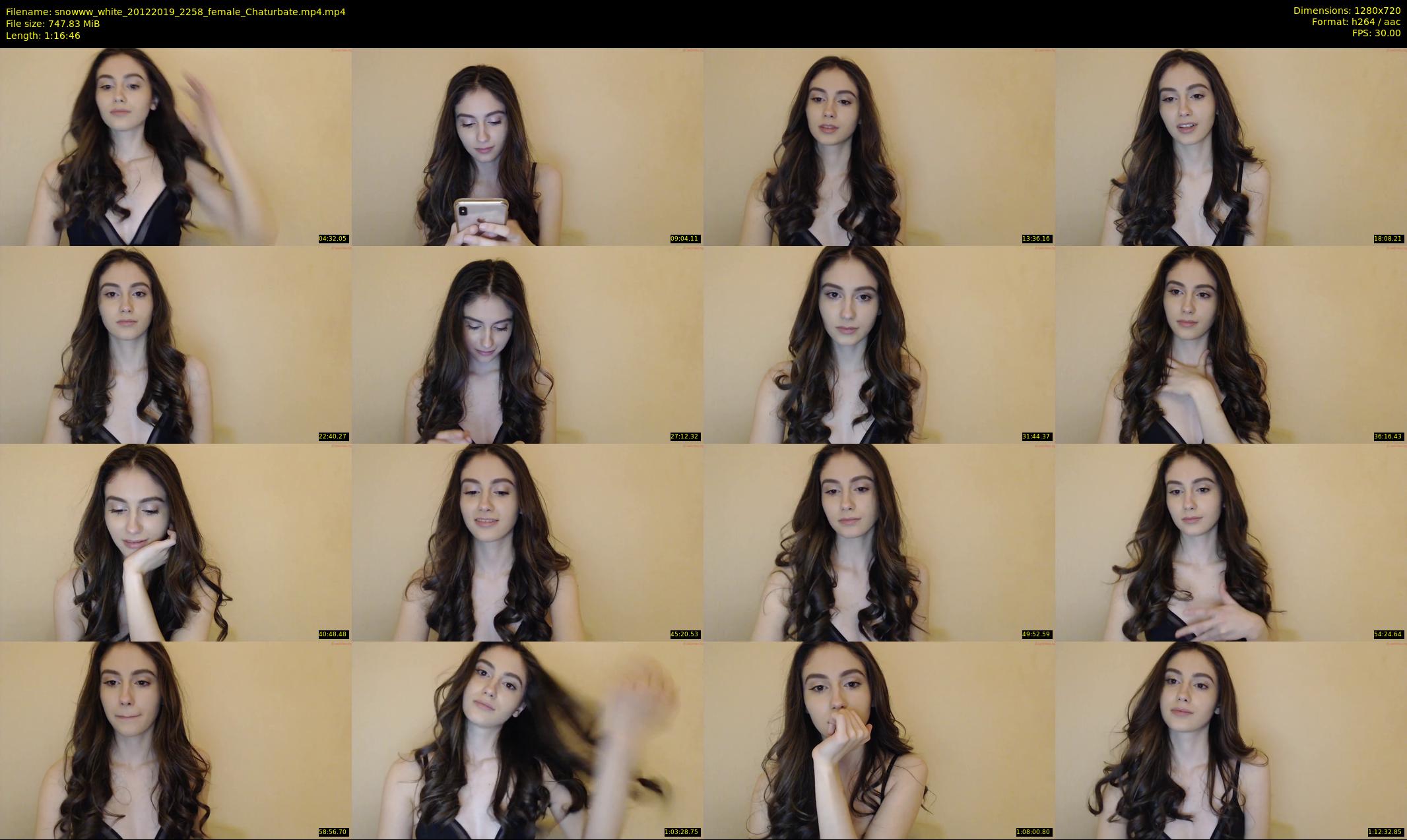 snowww_white — 77 minute Chaturbate female cam show recording, 720p, Dec 20, 2019