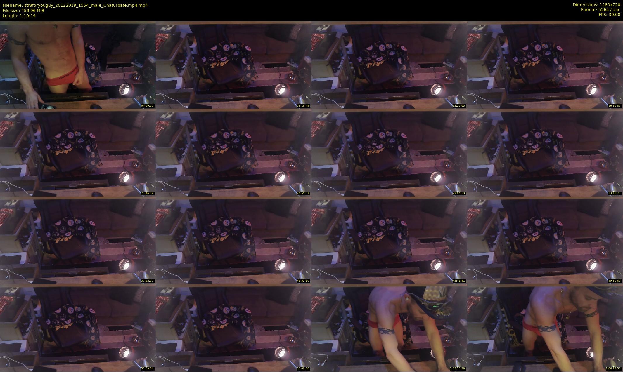str8foryouguy — 71 minute Chaturbate male cam show recording, 720p, Dec 20, 2019
