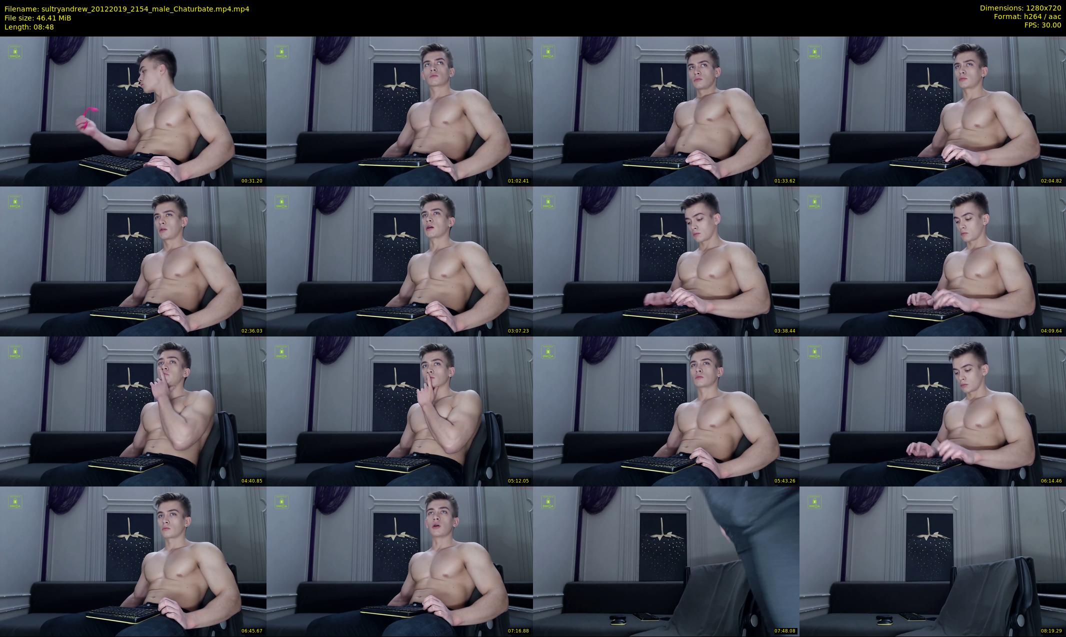 sultryandrew — 9 minute Chaturbate male cam show recording, 720p, Dec 20, 2019