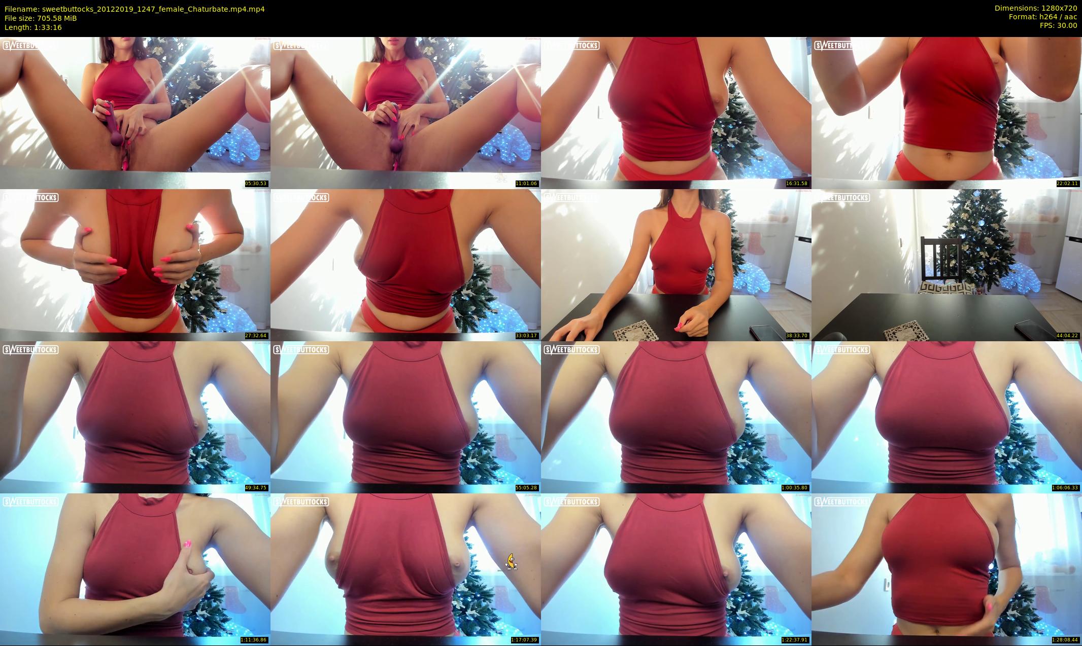 sweetbuttocks — 94 minute Chaturbate female cam show recording, 720p, Dec 20, 2019