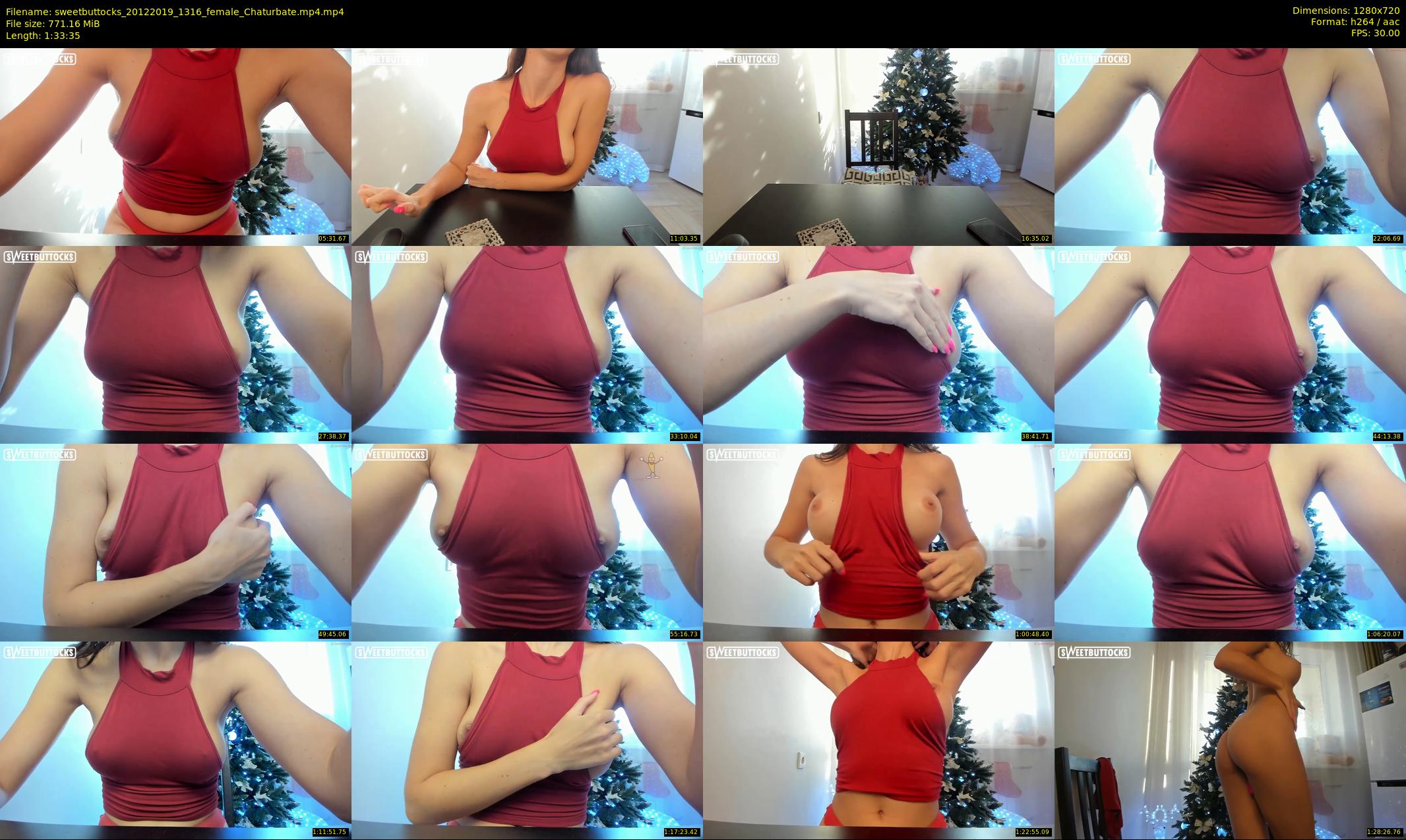 sweetbuttocks — 94 minute Chaturbate female cam show recording, 720p, Dec 20, 2019