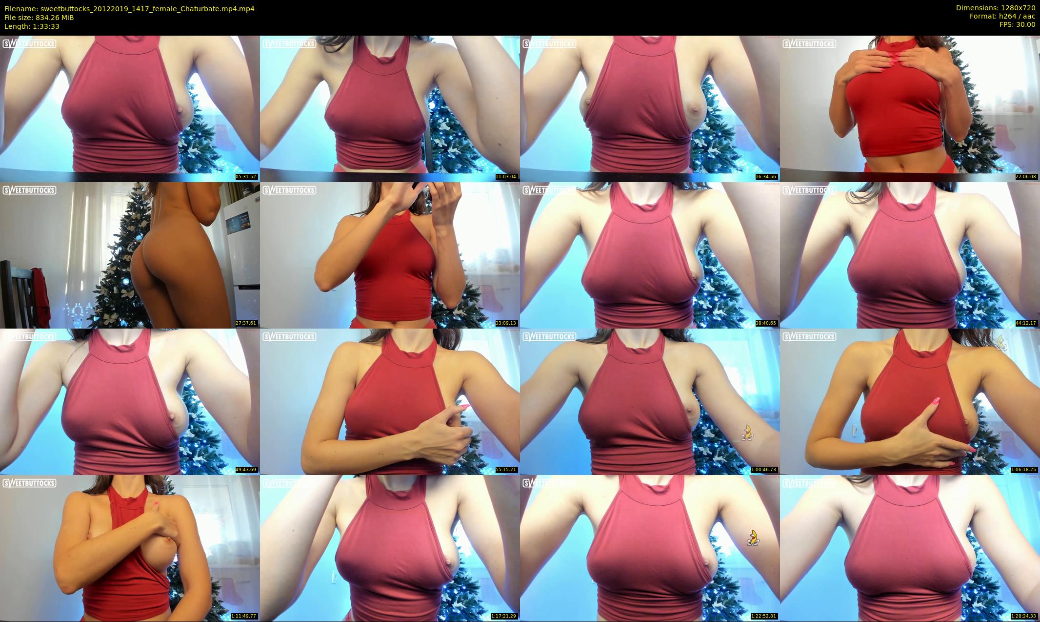 sweetbuttocks — 94 minute Chaturbate female cam show recording, 720p, Dec 20, 2019