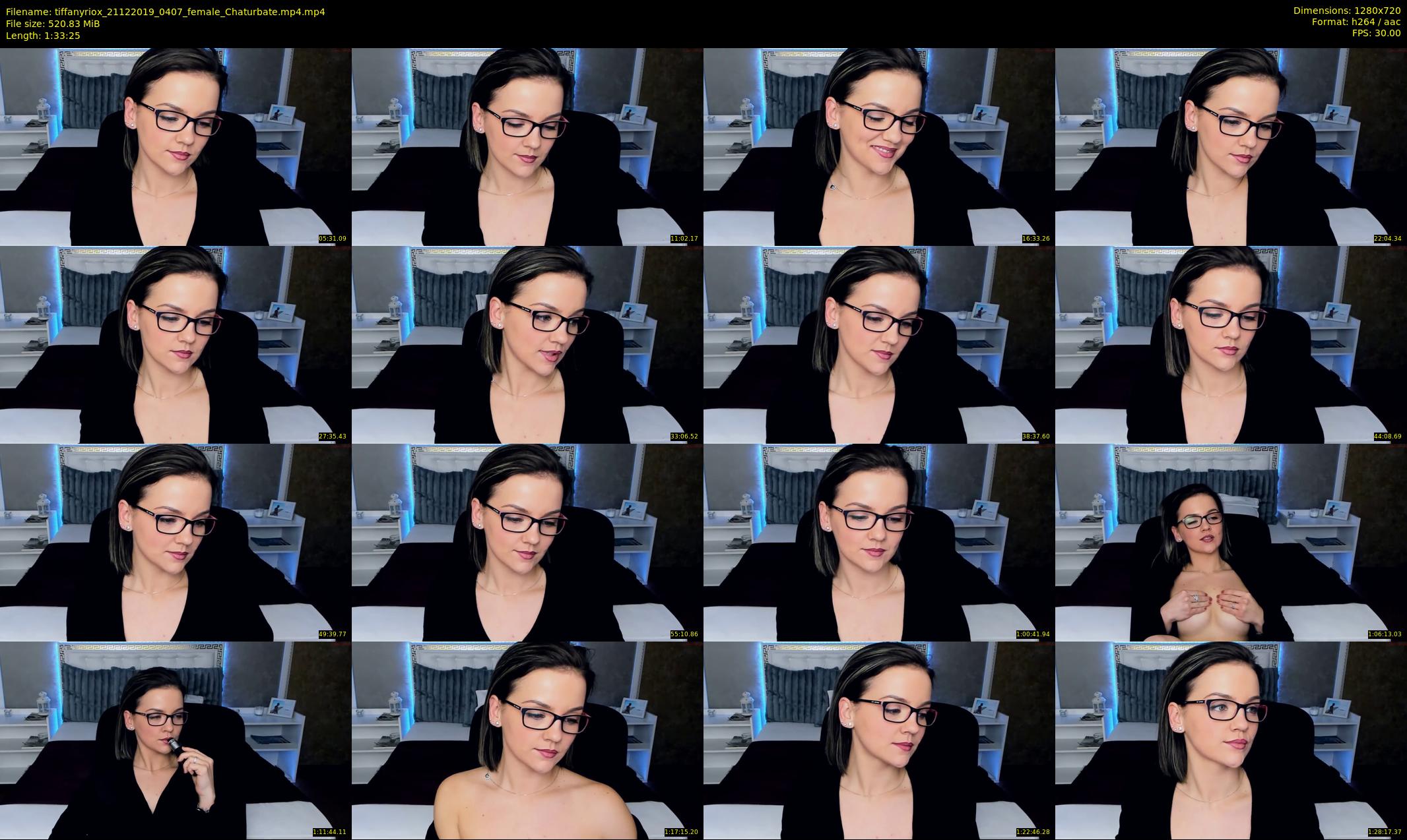 tiffanyriox — 94 minute Chaturbate female cam show recording, 720p, Dec 21, 2019