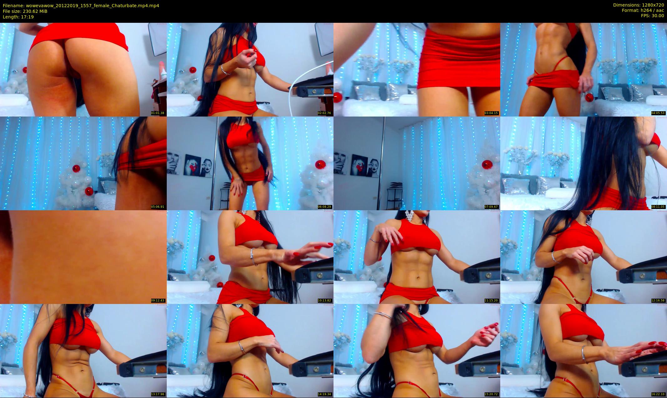 wowevawow — 18 minute Chaturbate female cam show recording, 720p, Dec 20, 2019