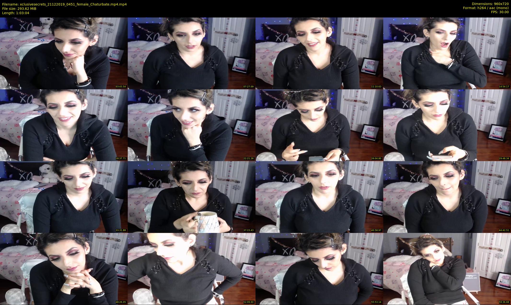 xclusivesecrets — 64 minute Chaturbate female cam show recording, 720p, Dec 21, 2019