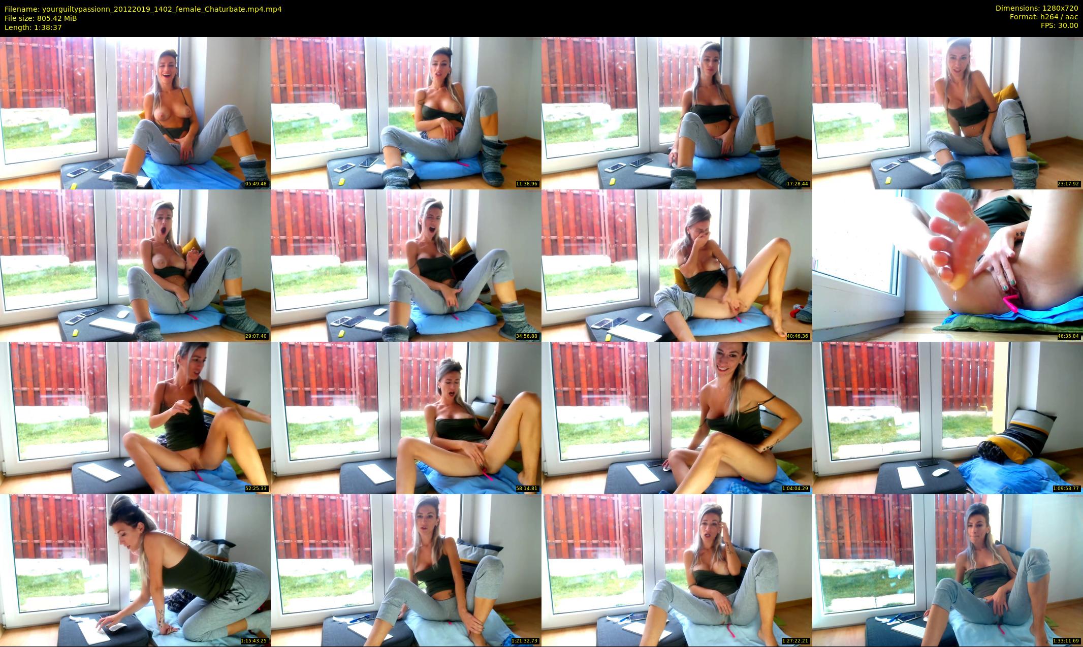 yourguiltypassionn — 99 minute Chaturbate female cam show recording, 720p, Dec 20, 2019