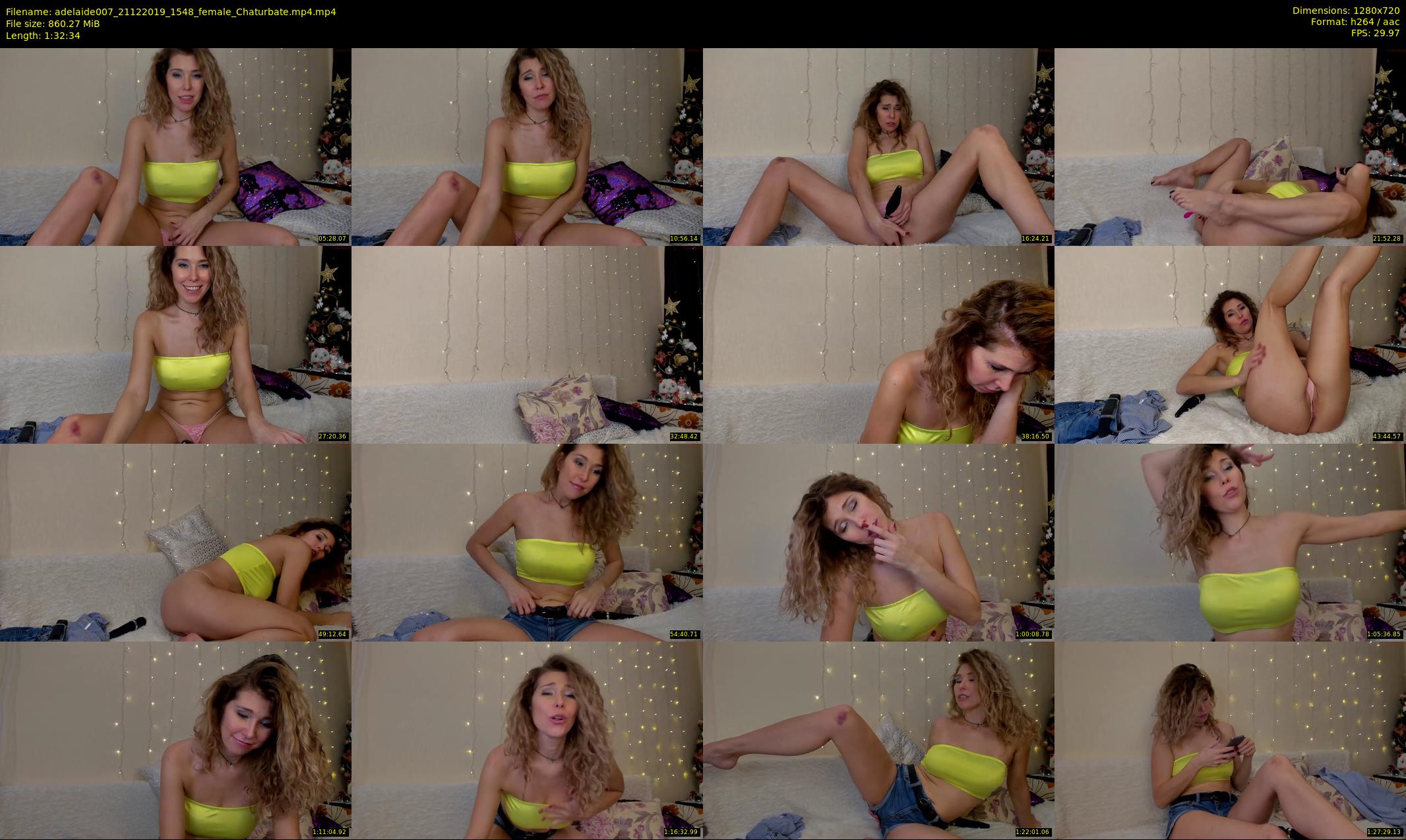 adelaide007 — 93 minute Chaturbate female cam show recording, 720p, Dec 21, 2019