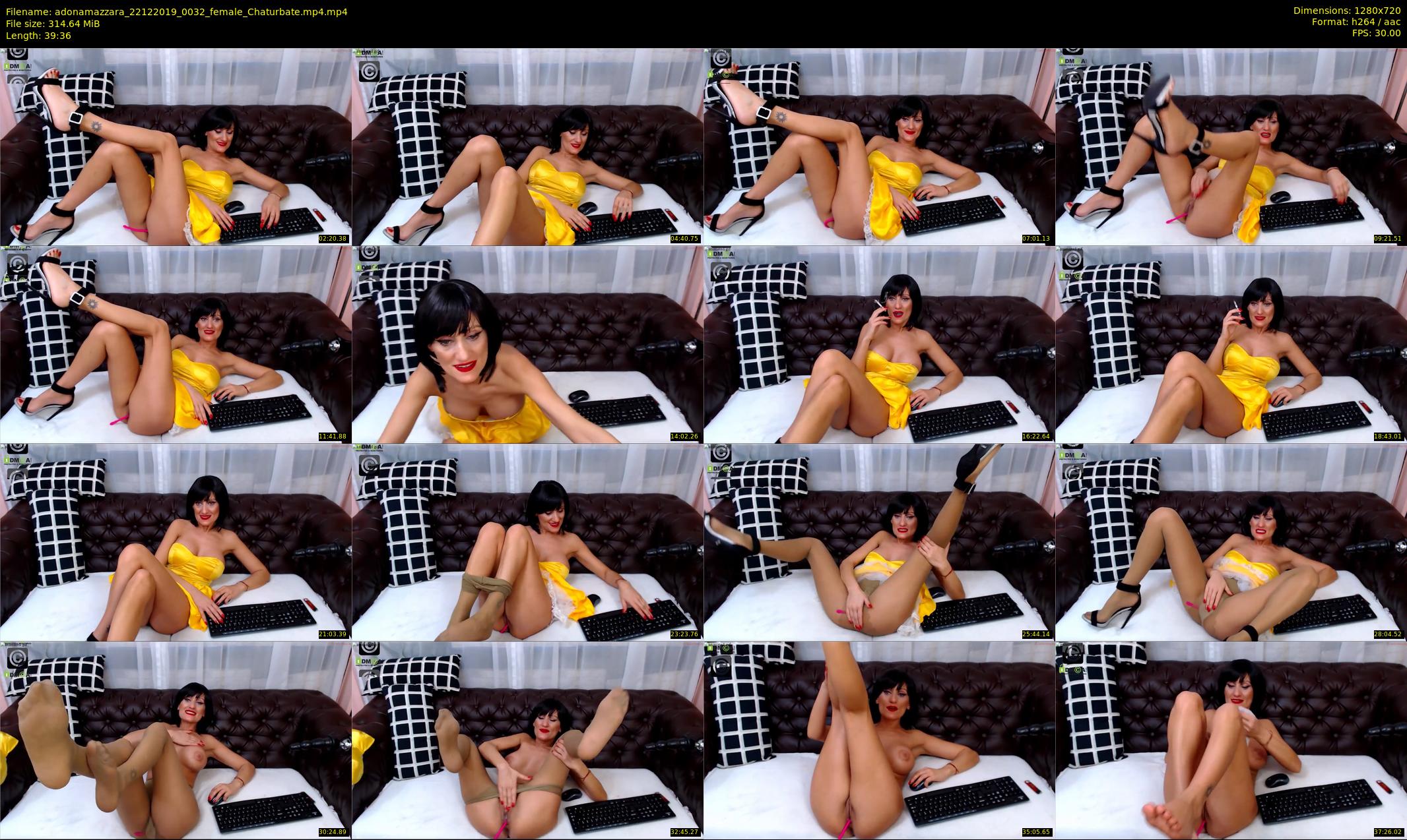 adonamazzara — 40 minute Chaturbate female cam show recording, 720p, Dec 22, 2019