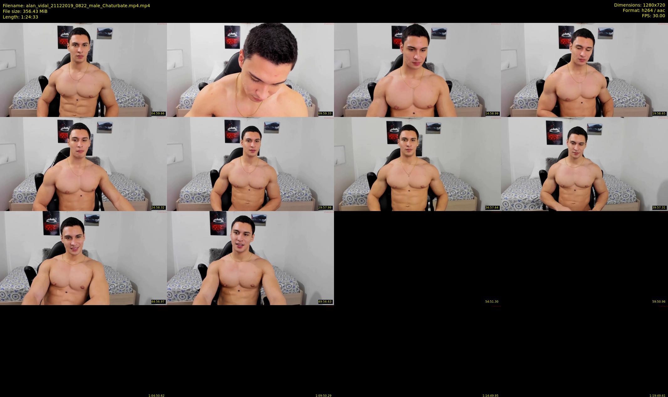 alan_vidal — 85 minute Chaturbate male cam show recording, 720p, Dec 21, 2019