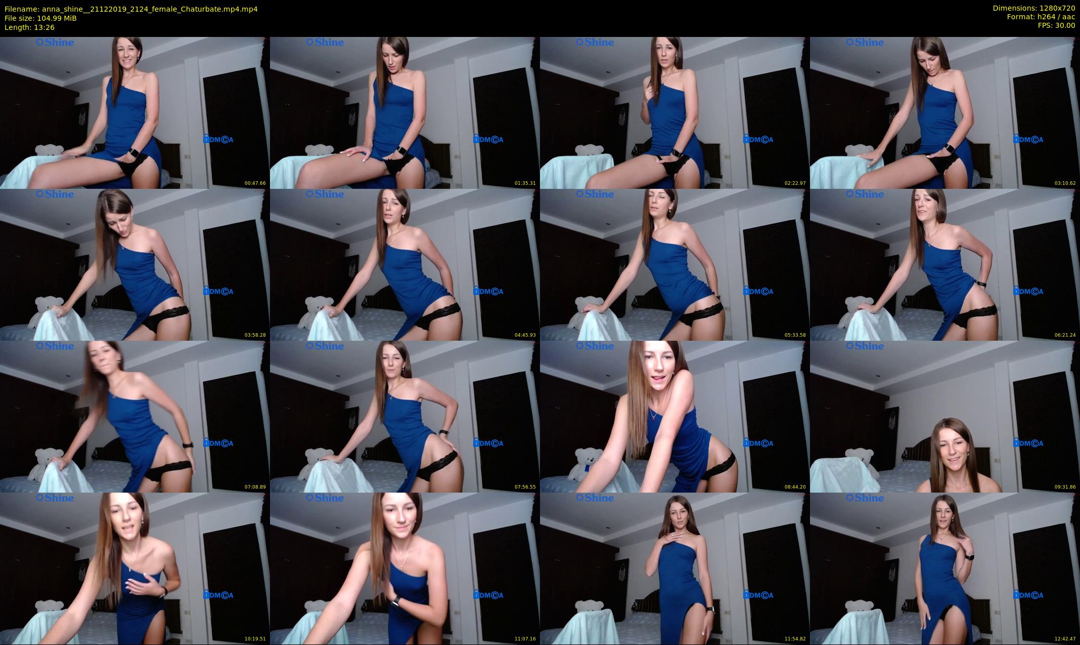anna_shine_ — 14 minute Chaturbate female cam show recording, 720p, Dec 21, 2019