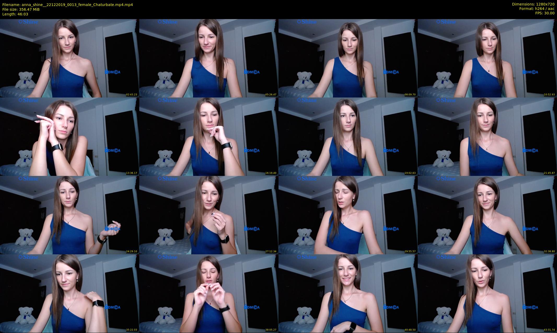 anna_shine_ — 47 minute Chaturbate female cam show recording, 720p, Dec 22, 2019