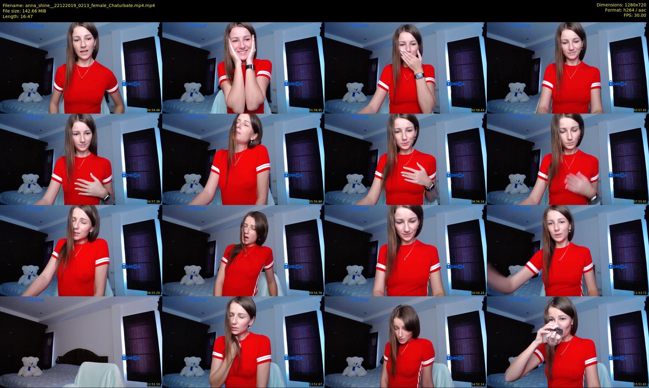 anna_shine_ — 17 minute Chaturbate female cam show recording, 720p, Dec 22, 2019