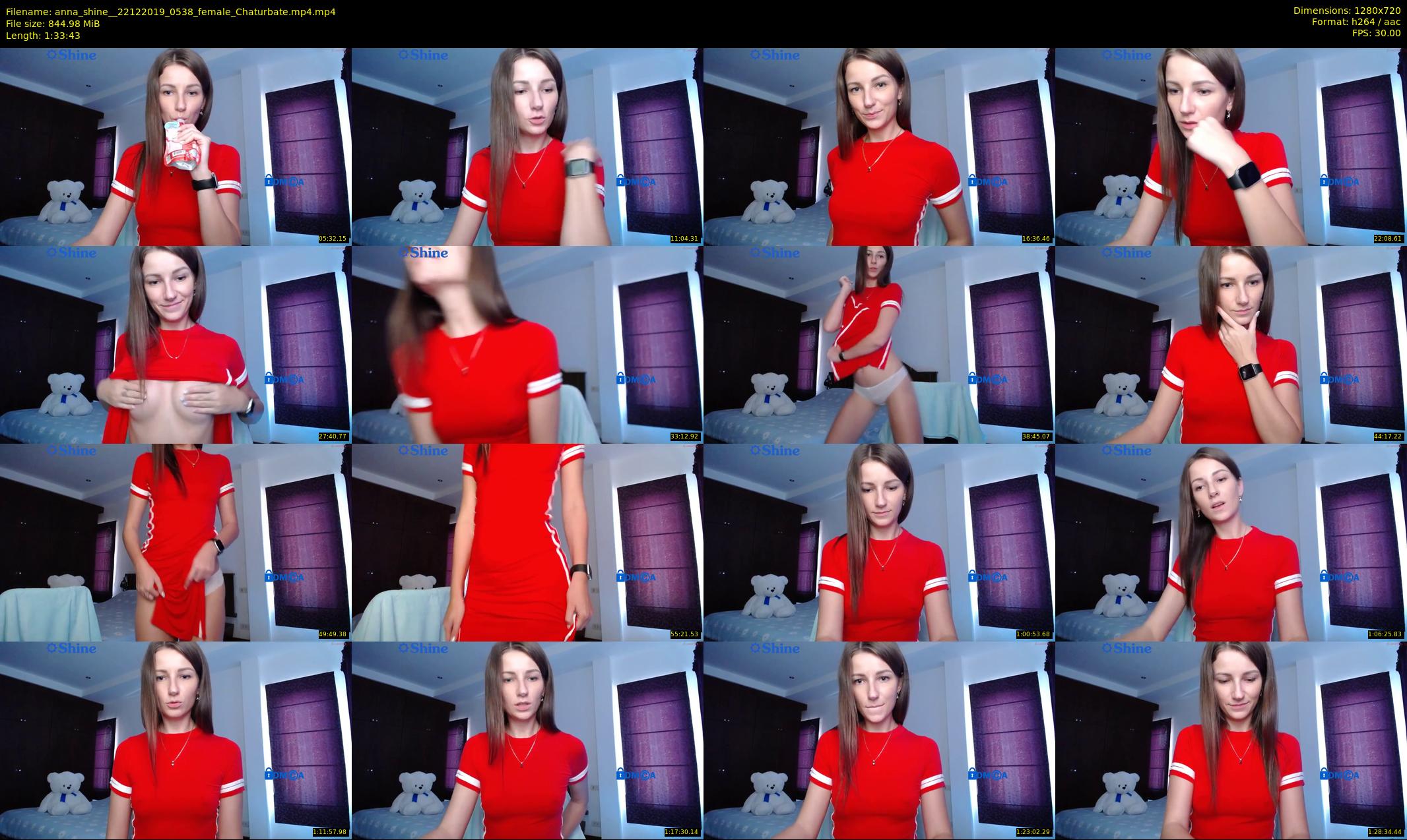 anna_shine_ — 94 minute Chaturbate female cam show recording, 720p, Dec 22, 2019