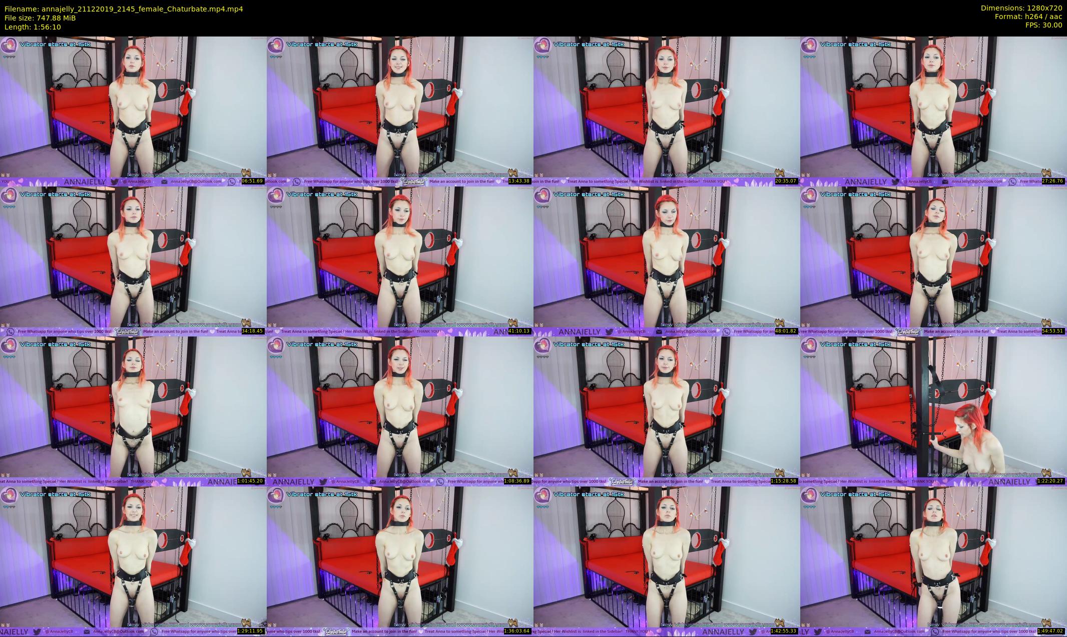 annajelly — 117 minute Chaturbate couple cam show recording, 720p, Dec 21, 2019