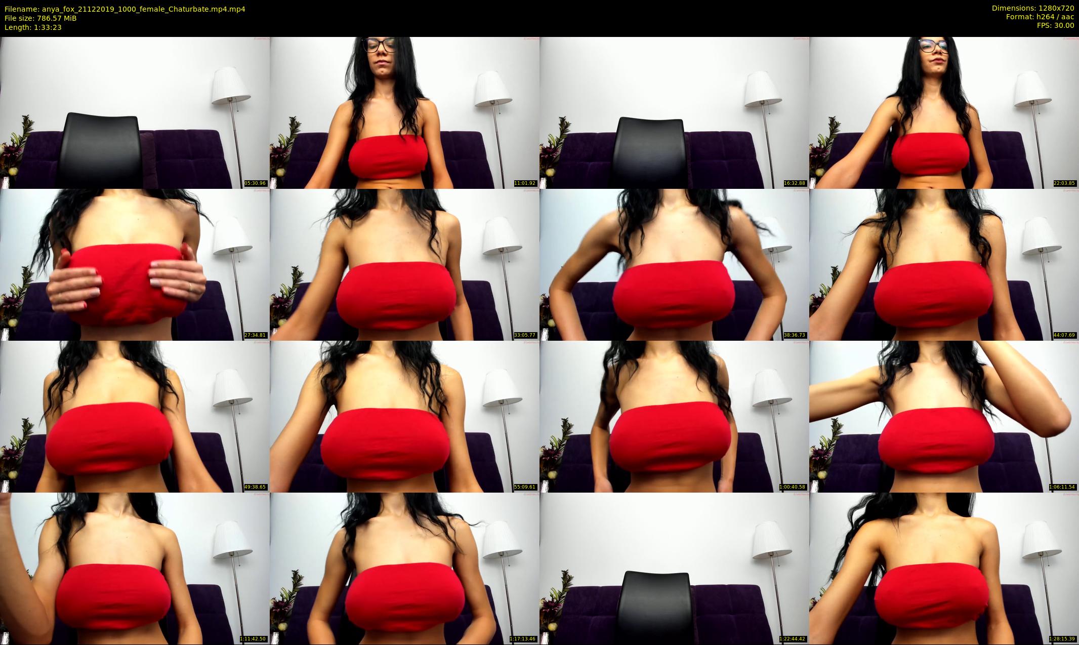 anya_fox — 94 minute Chaturbate female cam show recording, 720p, Dec 21, 2019