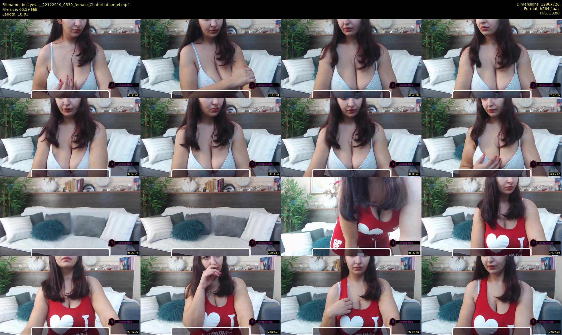 bustyeva_ — 11 minute Chaturbate female cam show recording, 720p, Dec 22, 2019