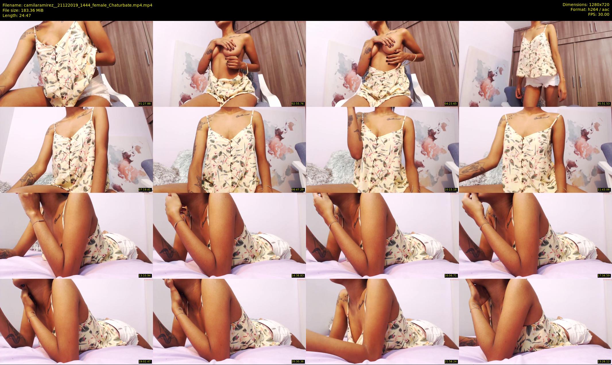 camilaramirez_ — 25 minute Chaturbate female cam show recording, 720p, Dec 21, 2019