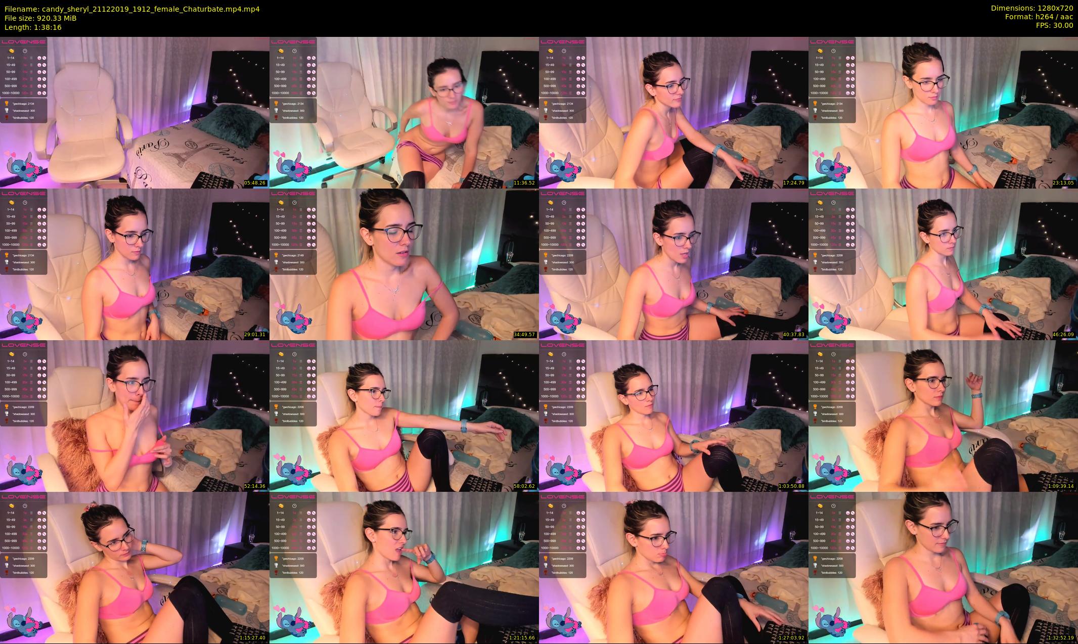 candy_sheryl — 99 minute Chaturbate female cam show recording, 720p, Dec 21, 2019