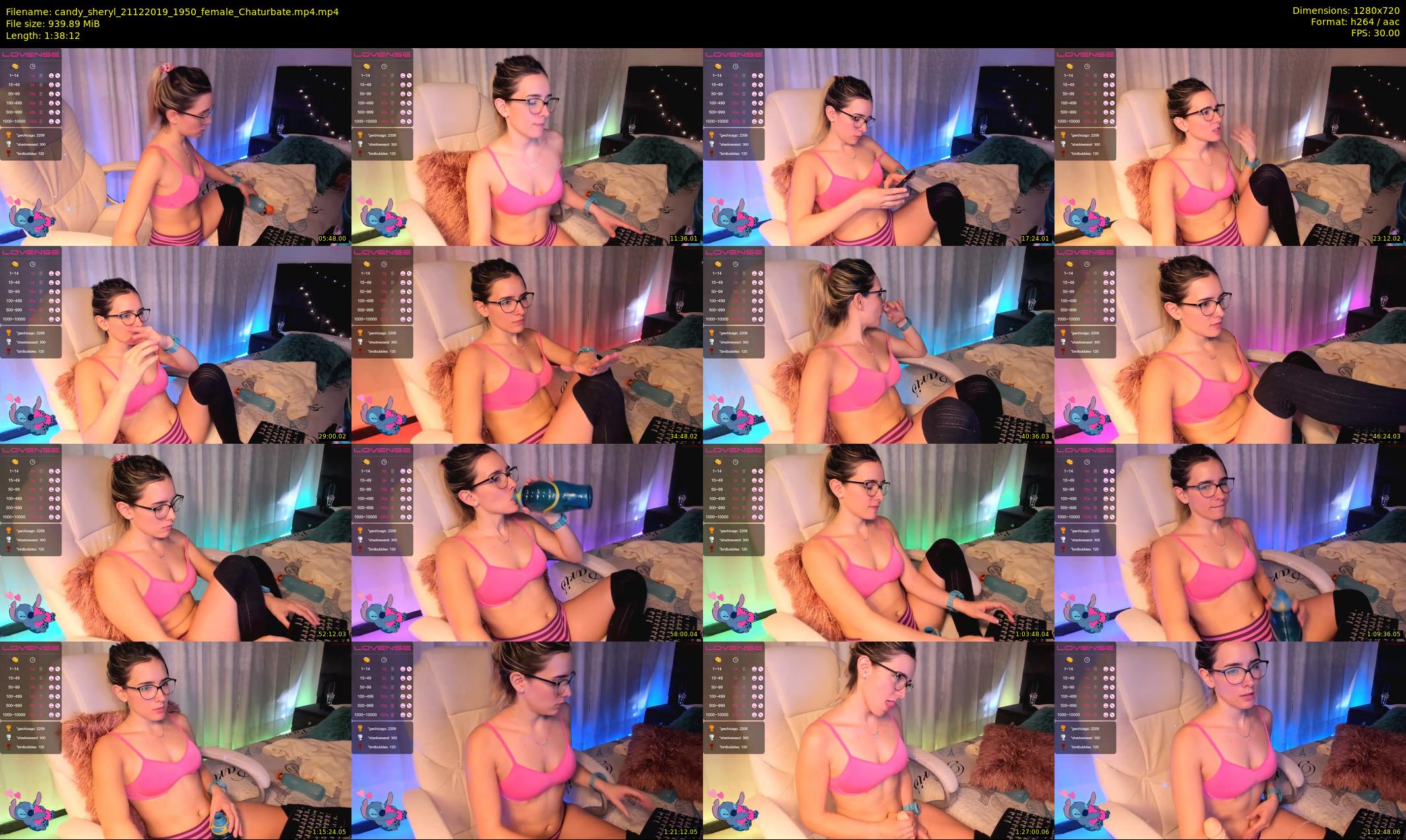 candy_sheryl — 99 minute Chaturbate female cam show recording, 720p, Dec 21, 2019