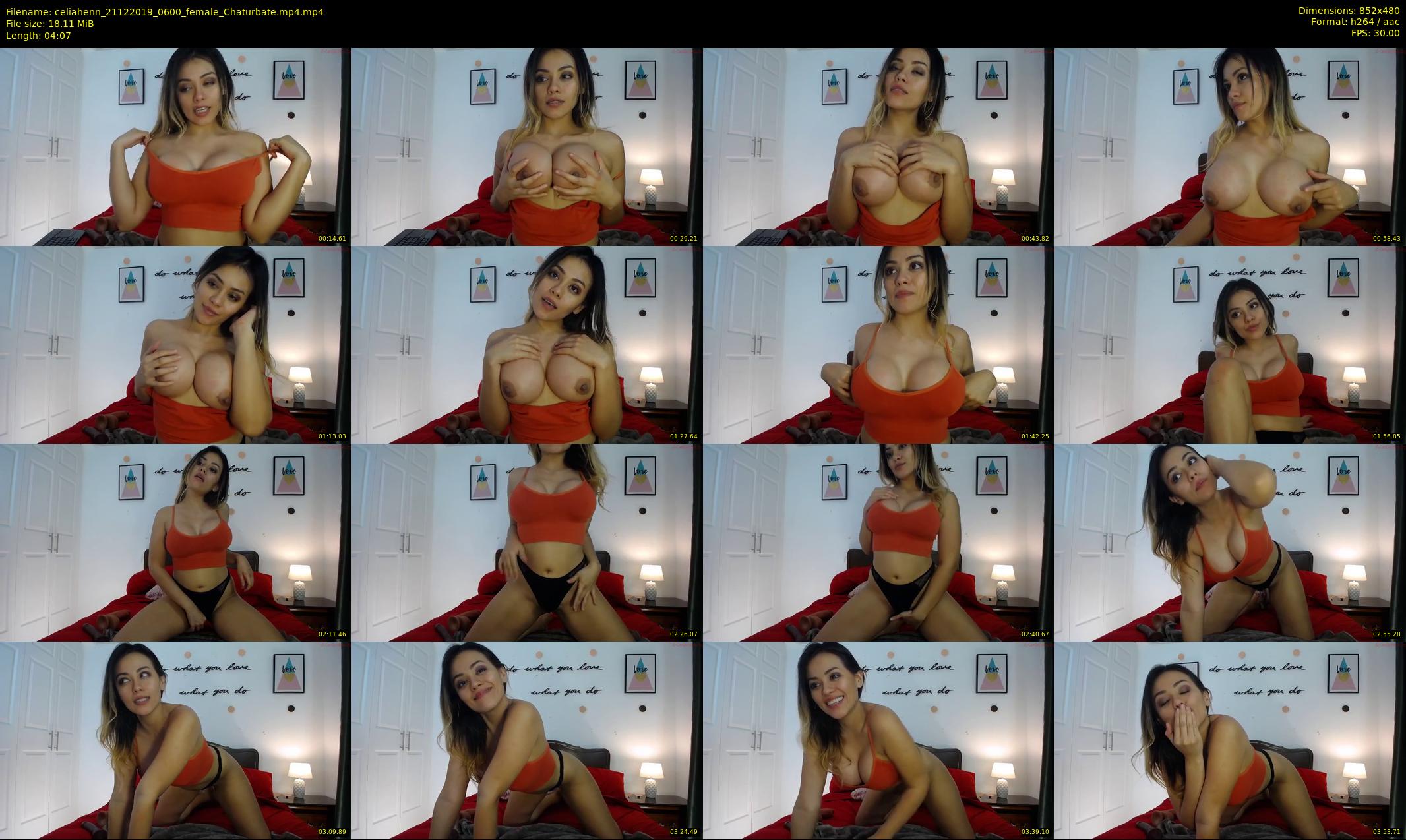 celiahenn — 5 minute Chaturbate female cam show recording, 480p, Dec 21, 2019