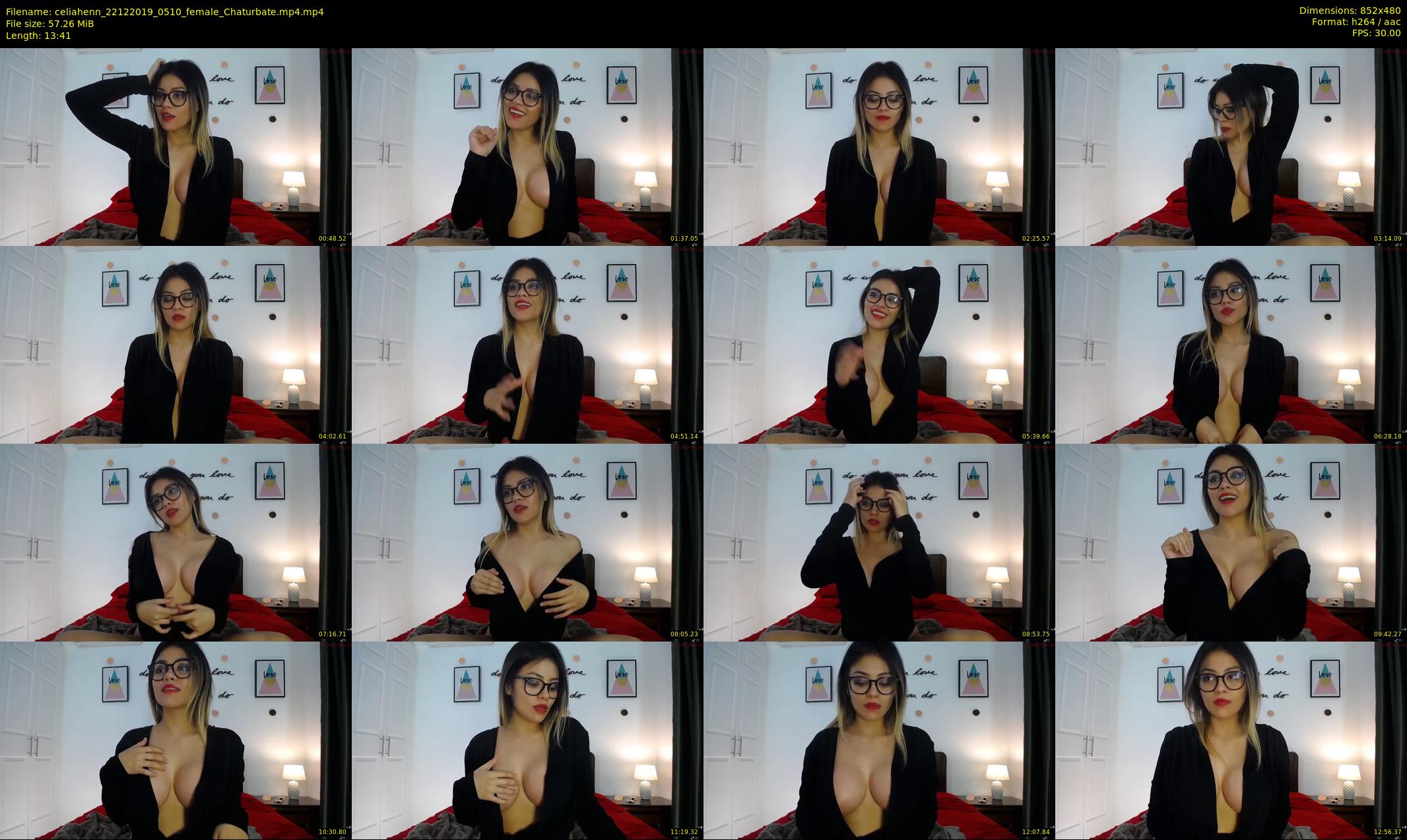 celiahenn — 14 minute Chaturbate female cam show recording, 480p, Dec 22, 2019