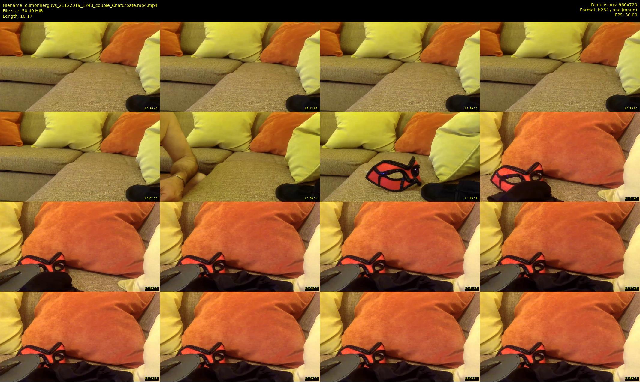 cumonherguys — 11 minute Chaturbate couple cam show recording, 720p, Dec 21, 2019