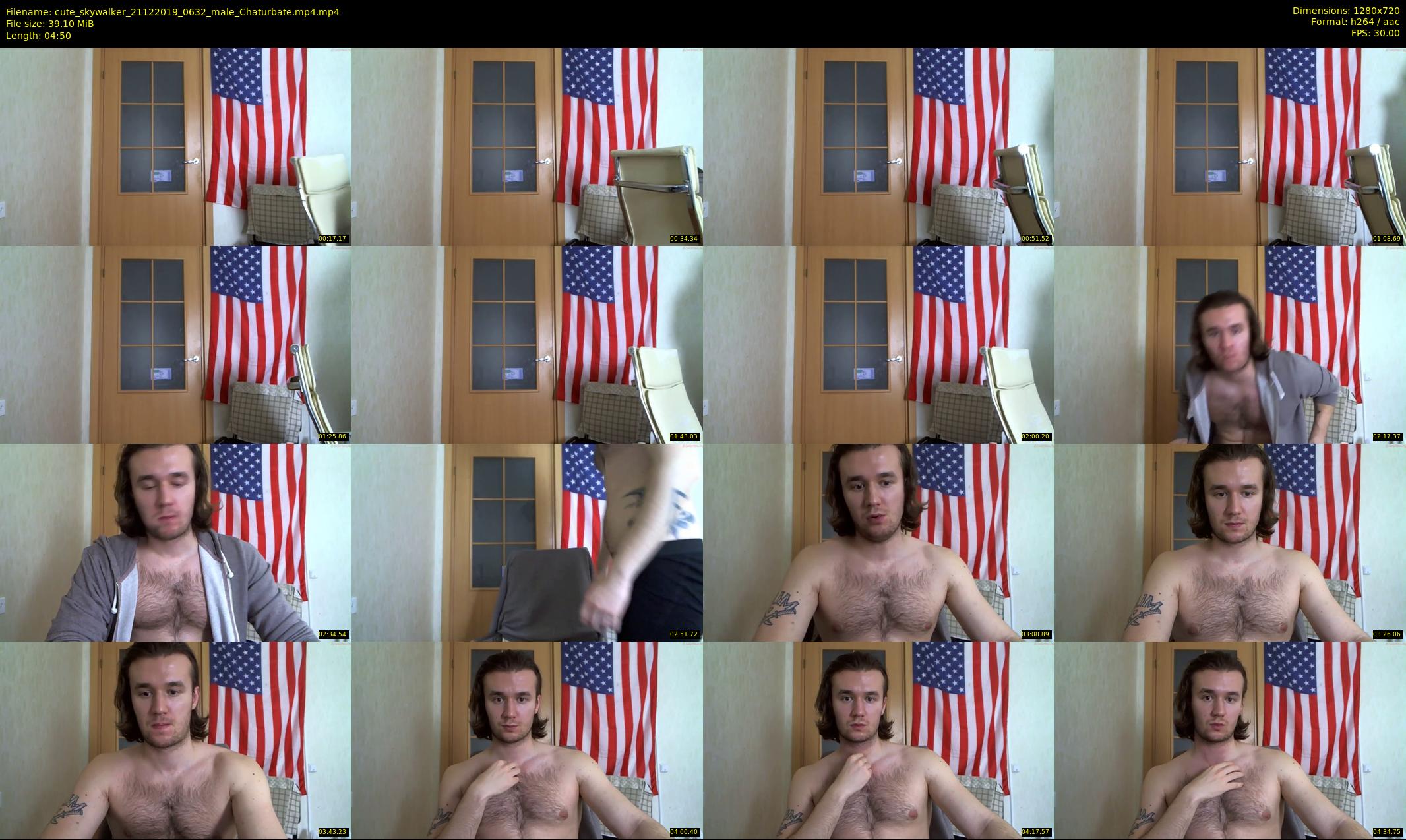 cute_skywalker — 5 minute Chaturbate male cam show recording, 720p, Dec 21, 2019