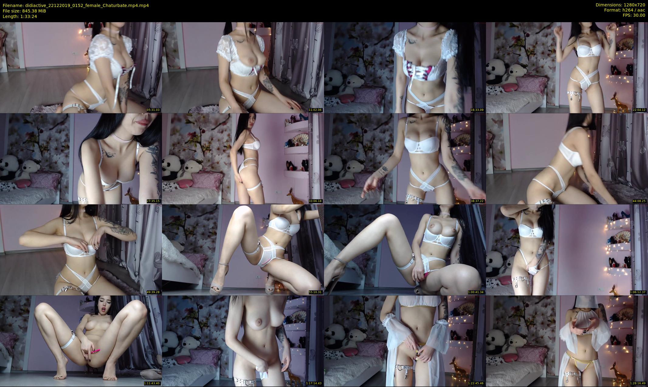 didiactive — 94 minute Chaturbate female cam show recording, 720p, Dec 22, 2019