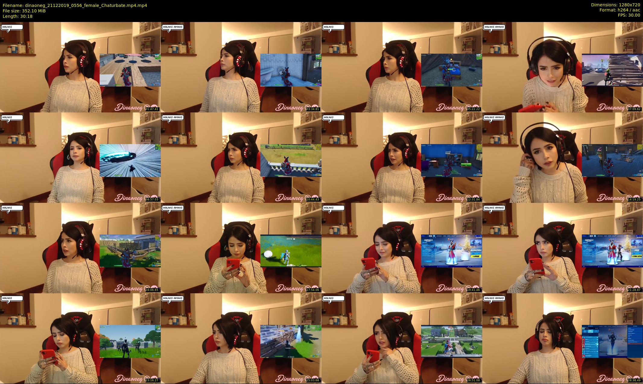 dinaoneg — 31 minute Chaturbate female cam show recording, 720p, Dec 21, 2019