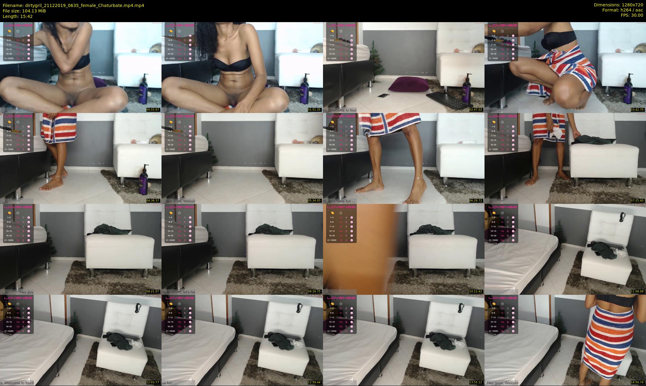 dirtygril — 16 minute Chaturbate female cam show recording, 720p, Dec 21, 2019