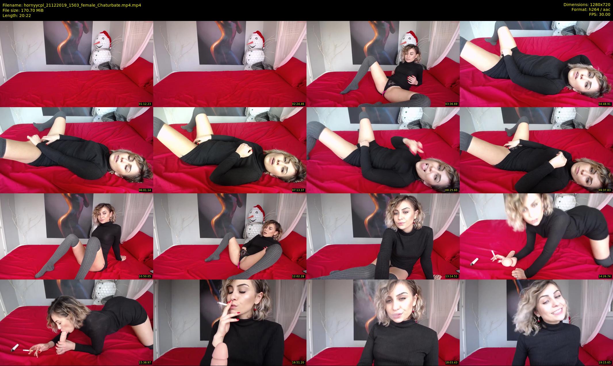 hornyycpl — 21 minute Chaturbate couple cam show recording, 720p, Dec 21, 2019