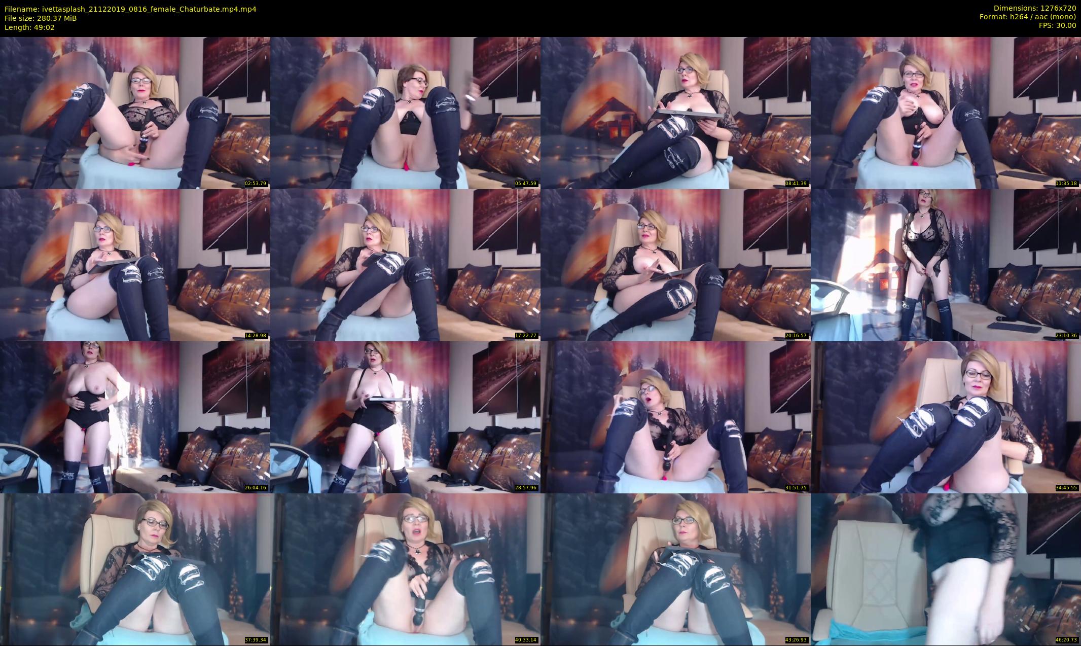 ivettasplash — 50 minute Chaturbate female cam show recording, 720p, Dec 21, 2019