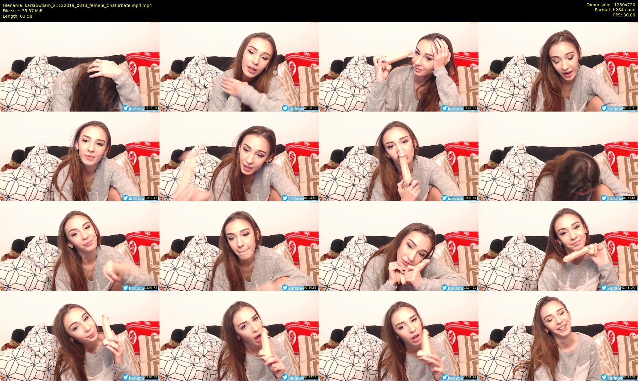 karlaowliam — 4 minute Chaturbate female cam show recording, 720p, Dec 21, 2019