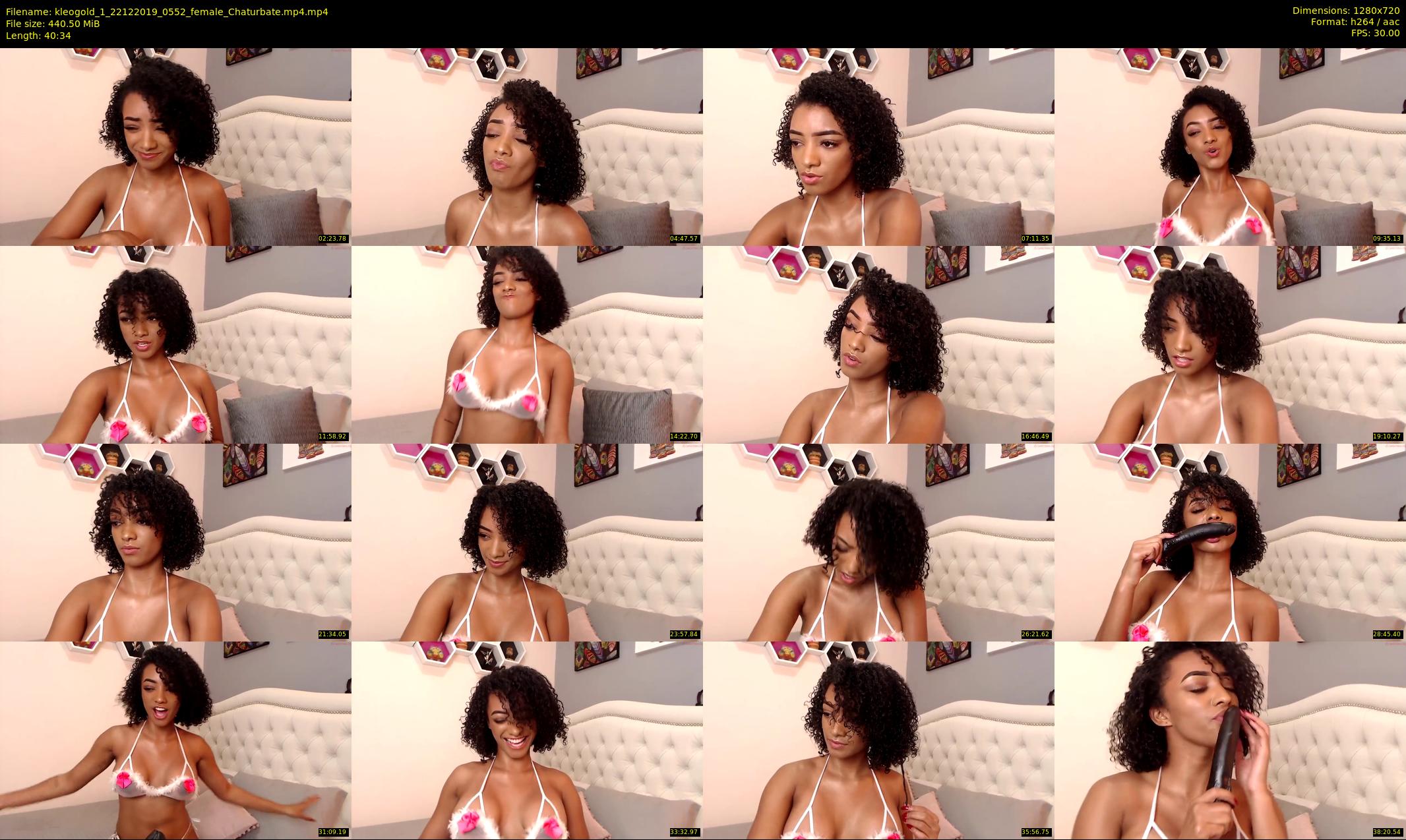 kleogold_1 — 41 minute Chaturbate female cam show recording, 720p, Dec 22, 2019