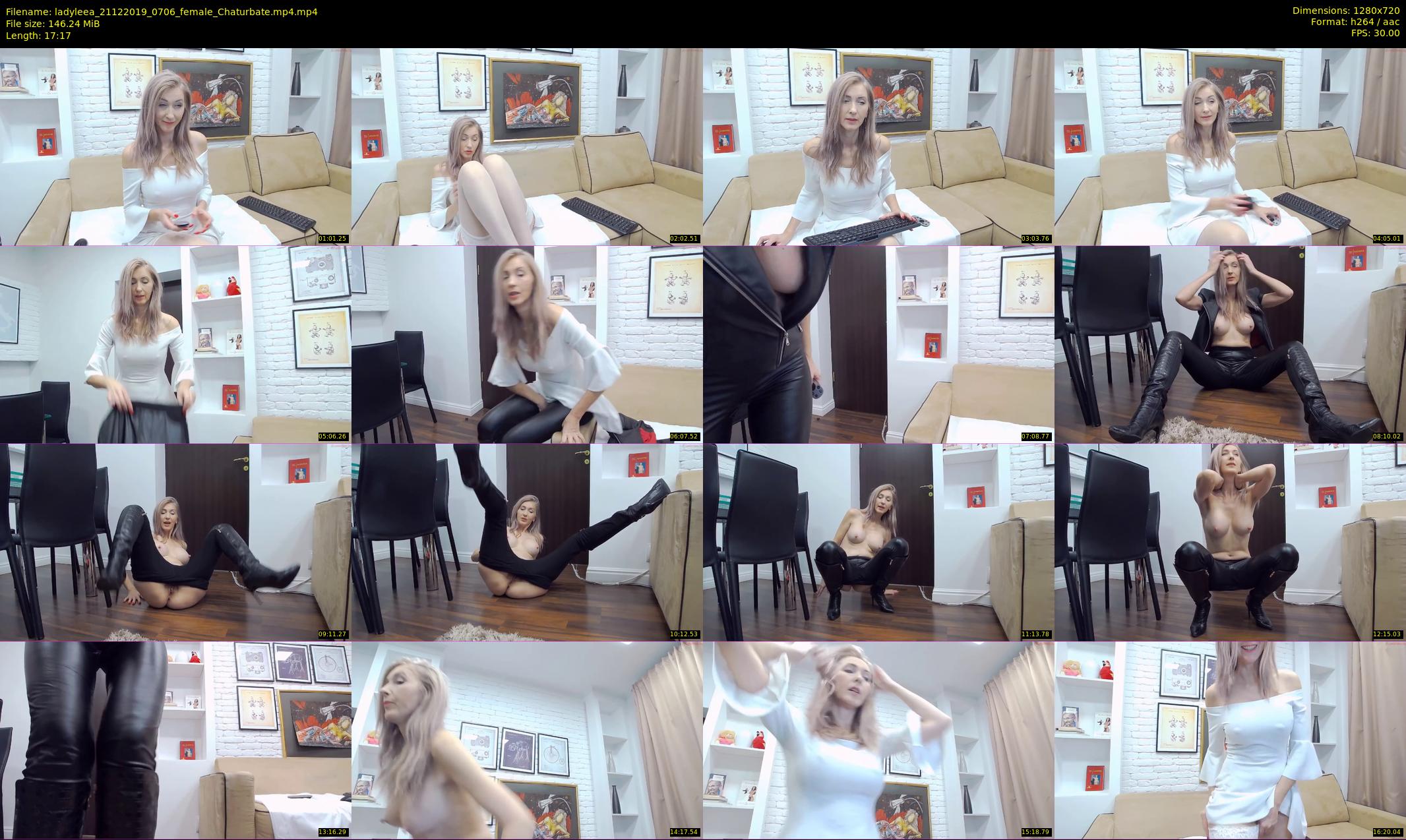 ladyleea — 18 minute Chaturbate female cam show recording, 720p, Dec 21, 2019