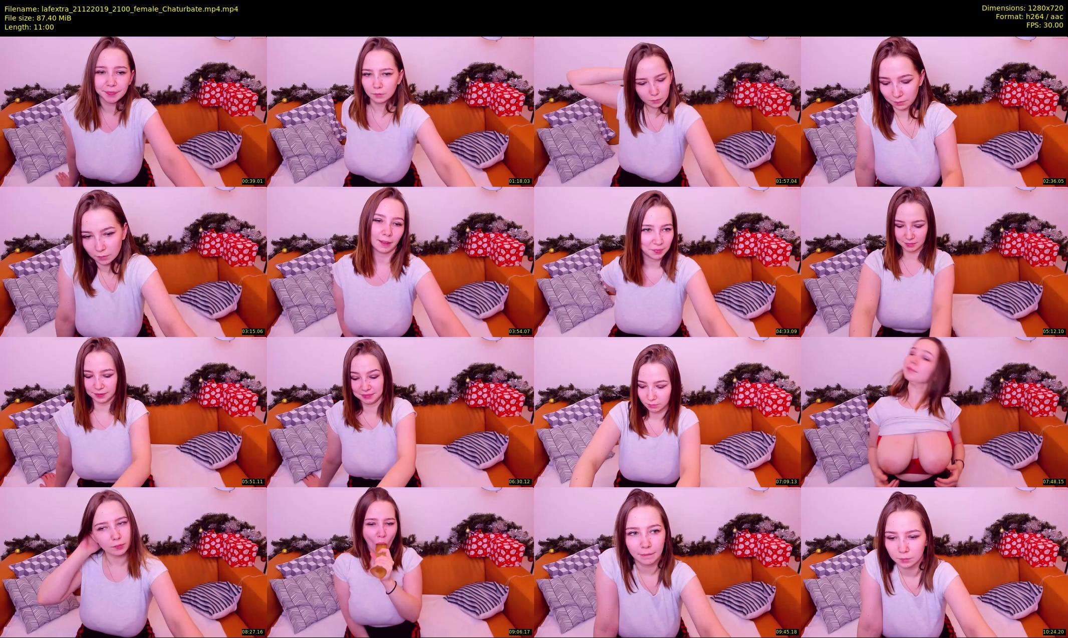 lafextra — 11 minute Chaturbate female cam show recording, 720p, Dec 21, 2019