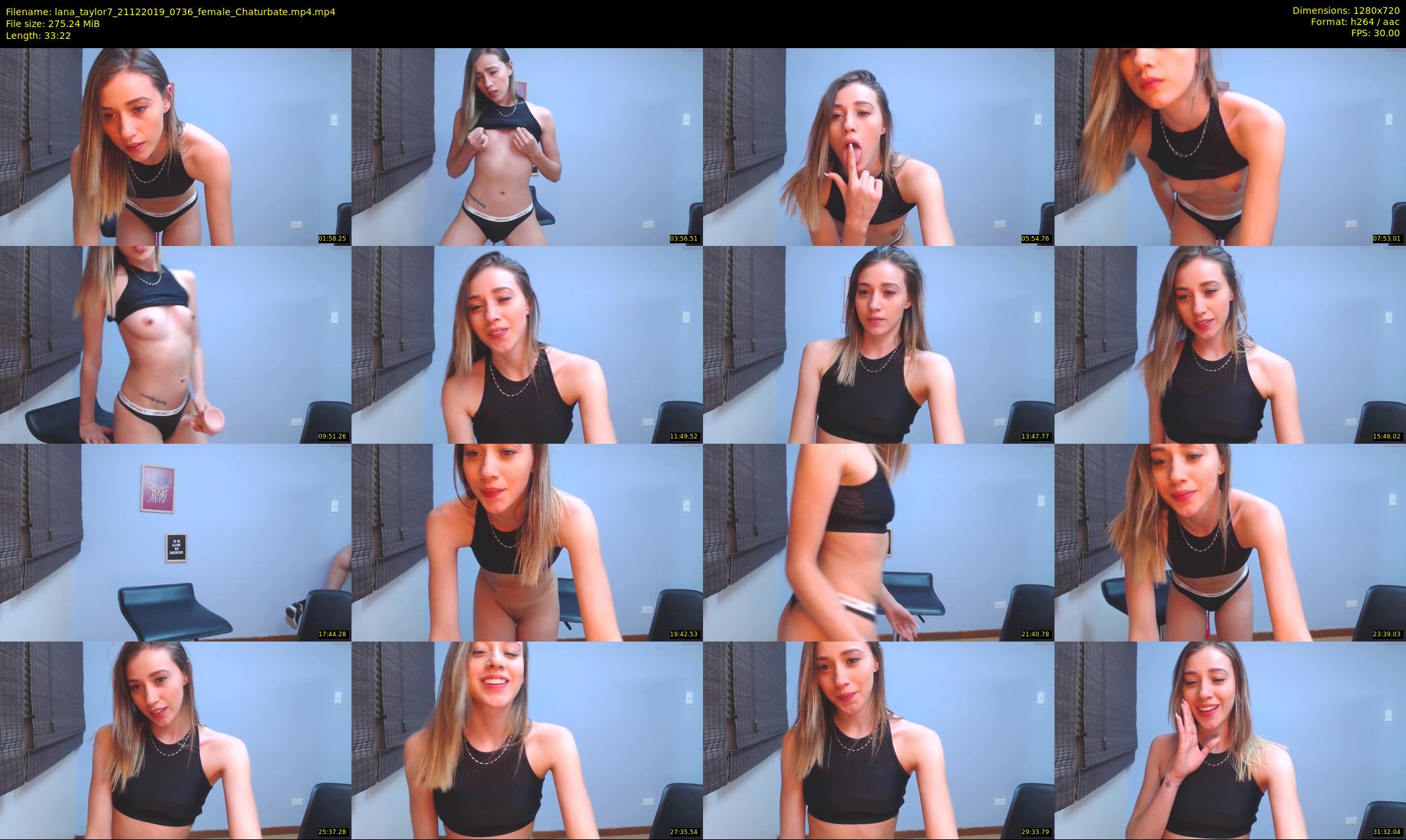 lana_taylor7 — 34 minute Chaturbate female cam show recording, 720p, Dec 21, 2019