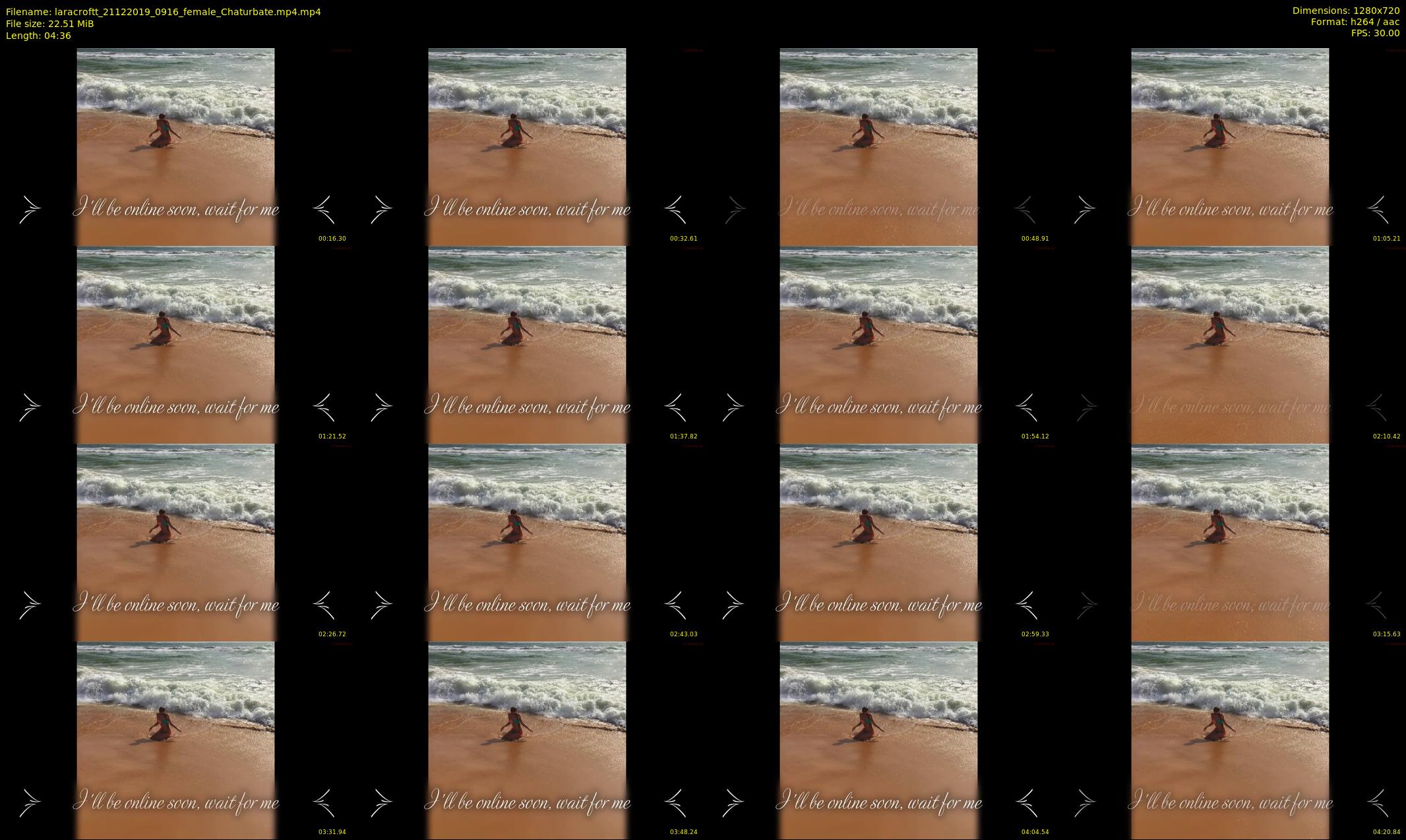 laracroftt — 5 minute Chaturbate female cam show recording, 720p, Dec 21, 2019