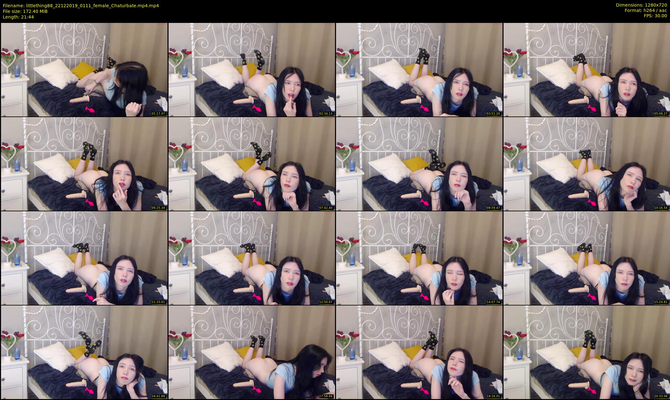 littlething88 — 22 minute Chaturbate female cam show recording, 720p, Dec 22, 2019