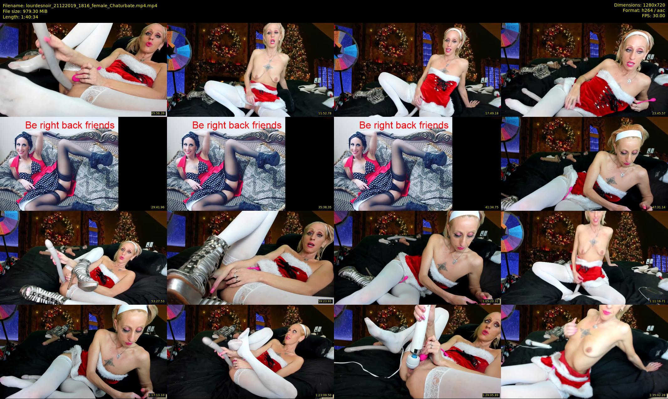 lourdesnoir — 101 minute Chaturbate female cam show recording, 720p, Dec 21, 2019