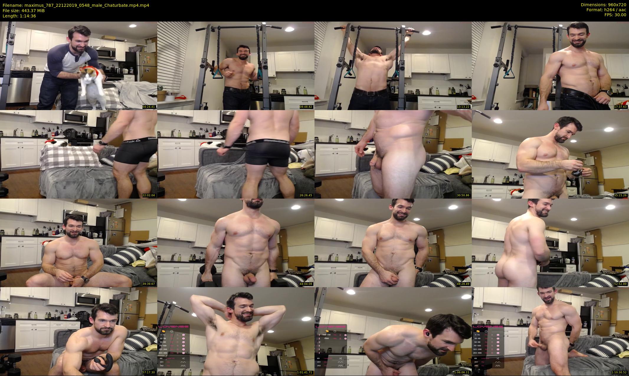 maximus_787 — 75 minute Chaturbate male cam show recording, 720p, Dec 22, 2019