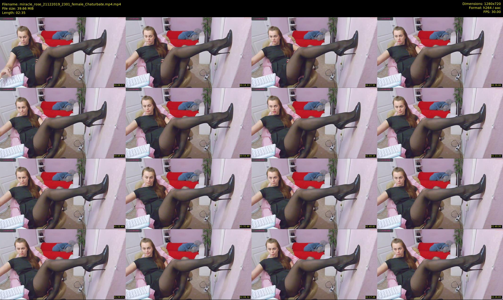 miracle_rose — 3 minute Chaturbate female cam show recording, 720p, Dec 21, 2019