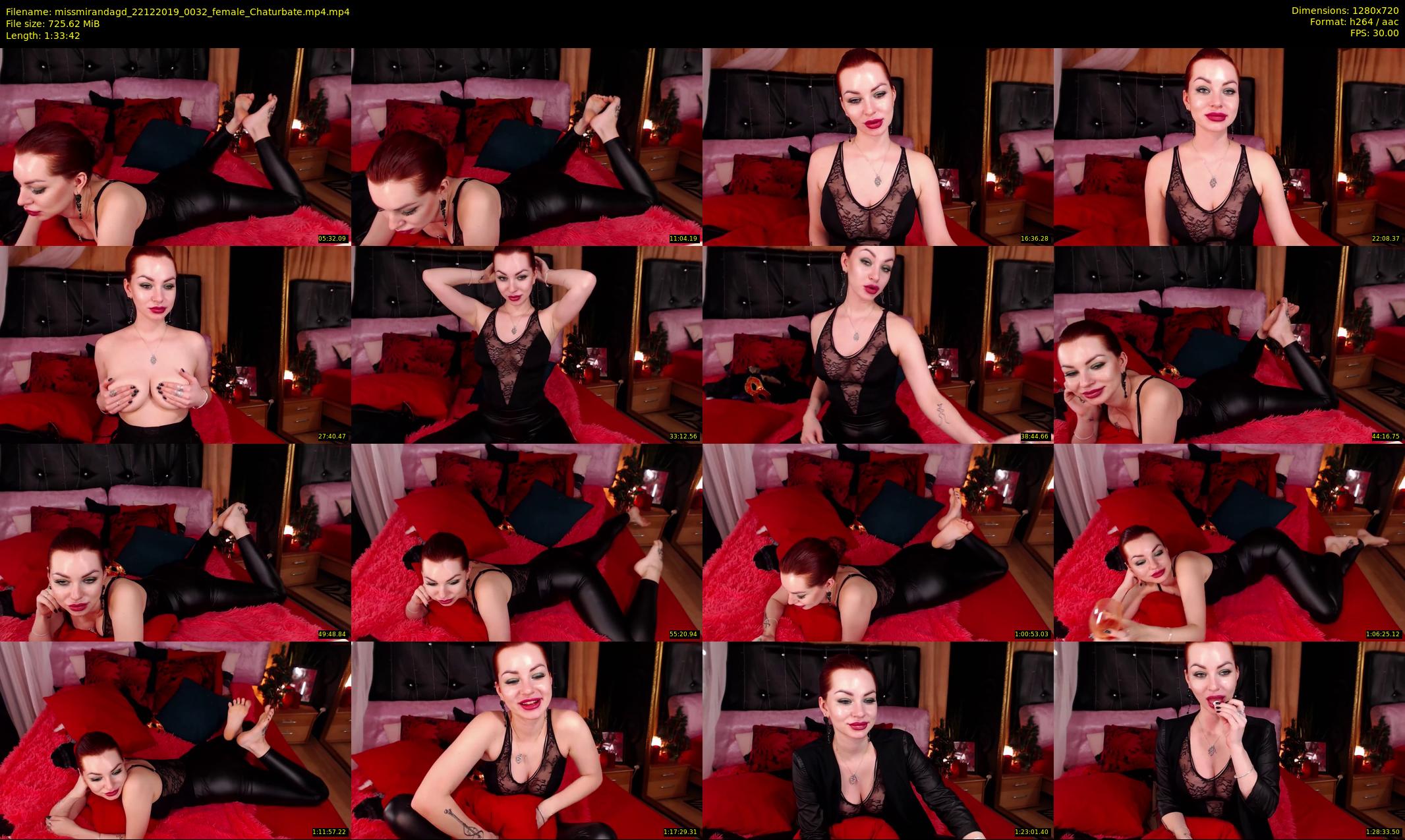 missmirandagd — 94 minute Chaturbate female cam show recording, 720p, Dec 22, 2019