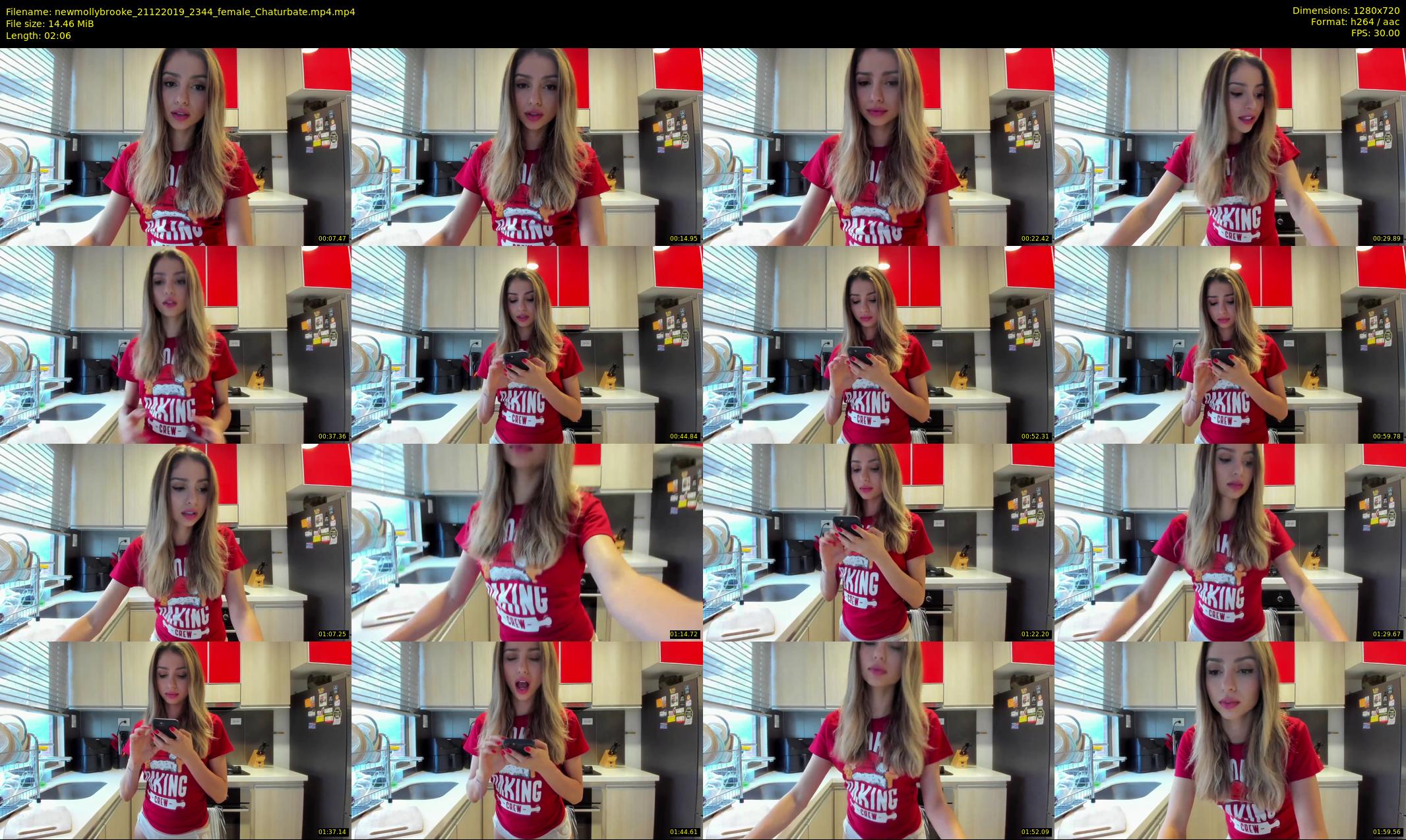 newmollybrooke — 3 minute Chaturbate female cam show recording, 720p, Dec 21, 2019
