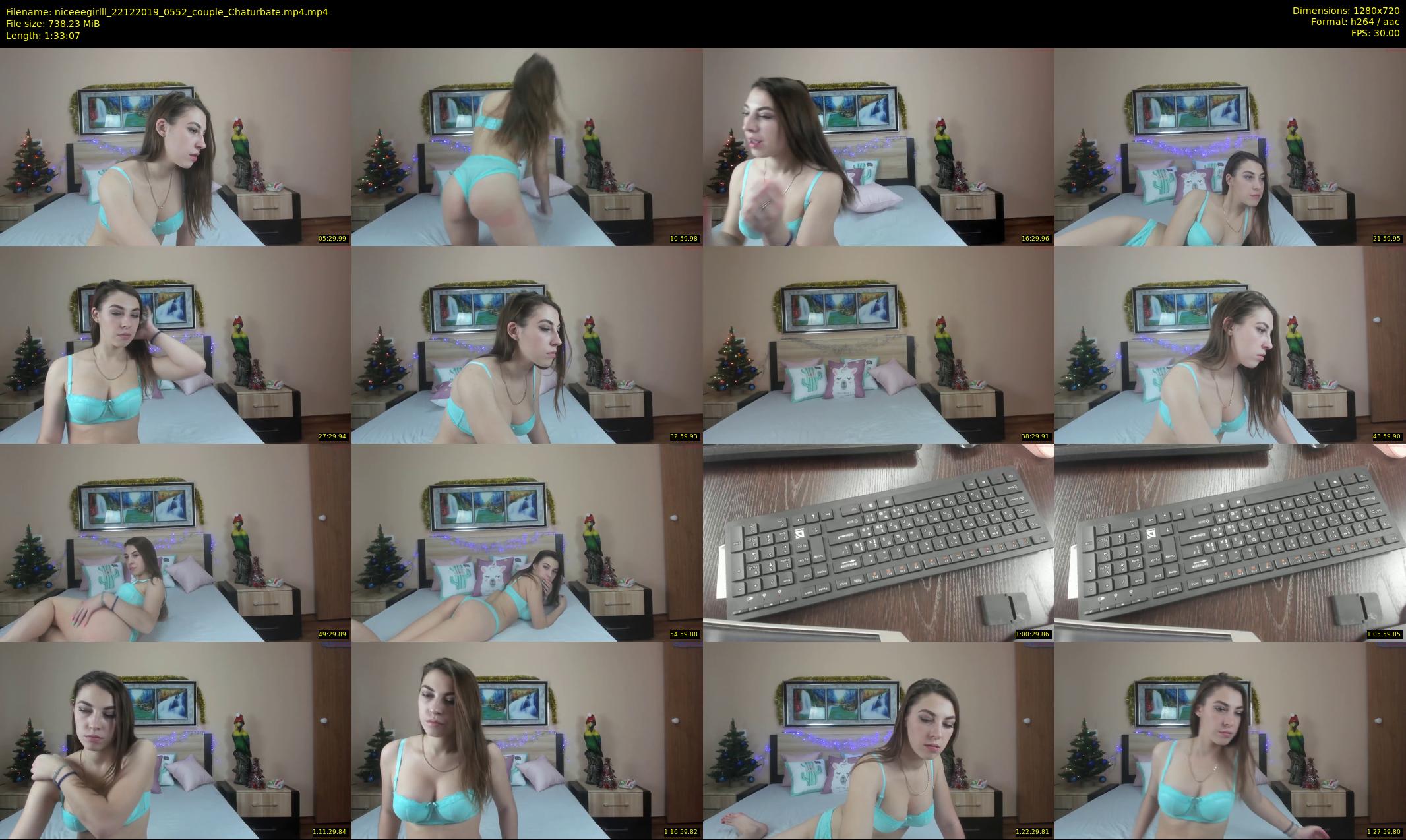 niceeegirlll — 94 minute Chaturbate couple cam show recording, 720p, Dec 22, 2019