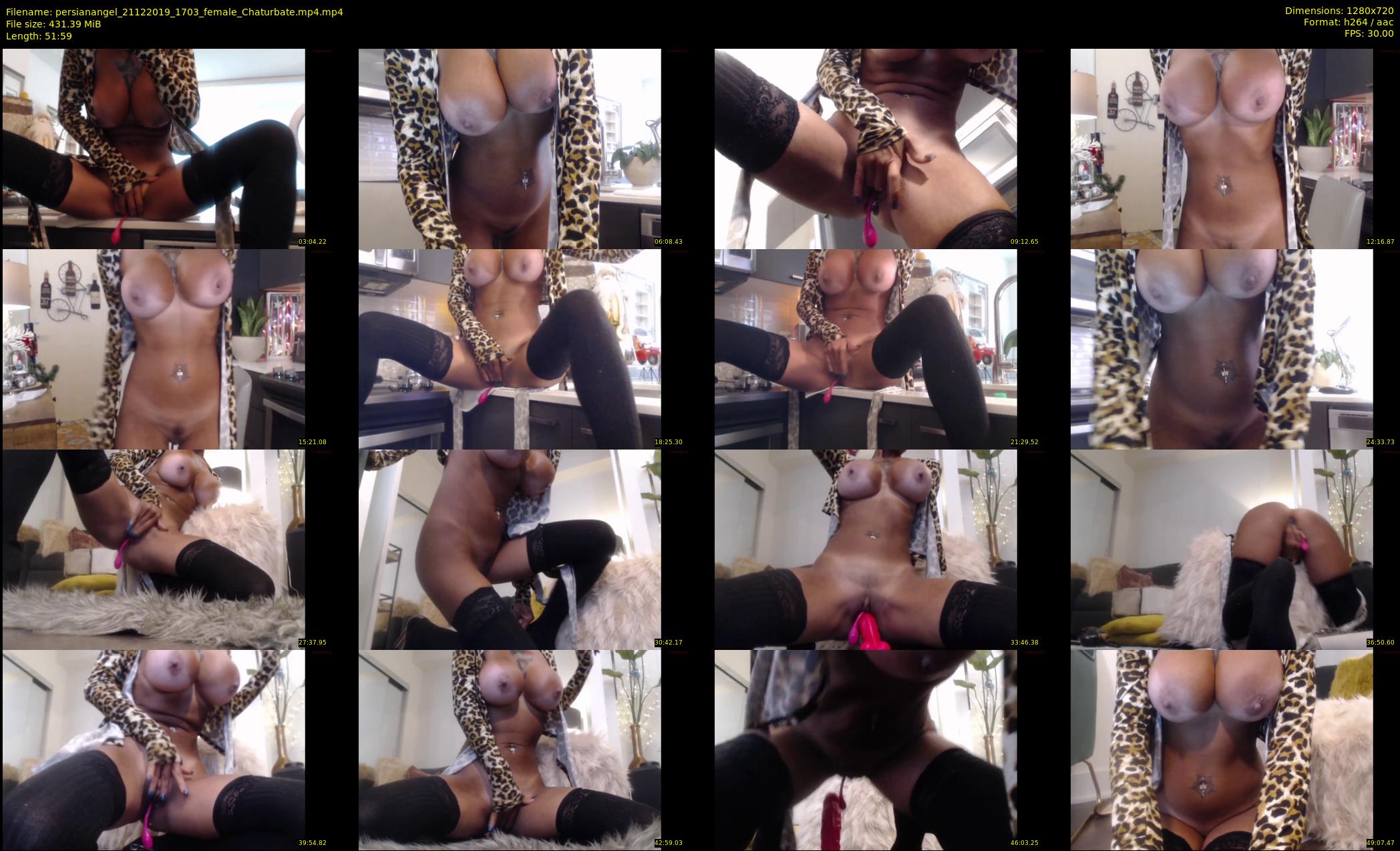 persianangel — 52 minute Chaturbate female cam show recording, 720p, Dec 21, 2019