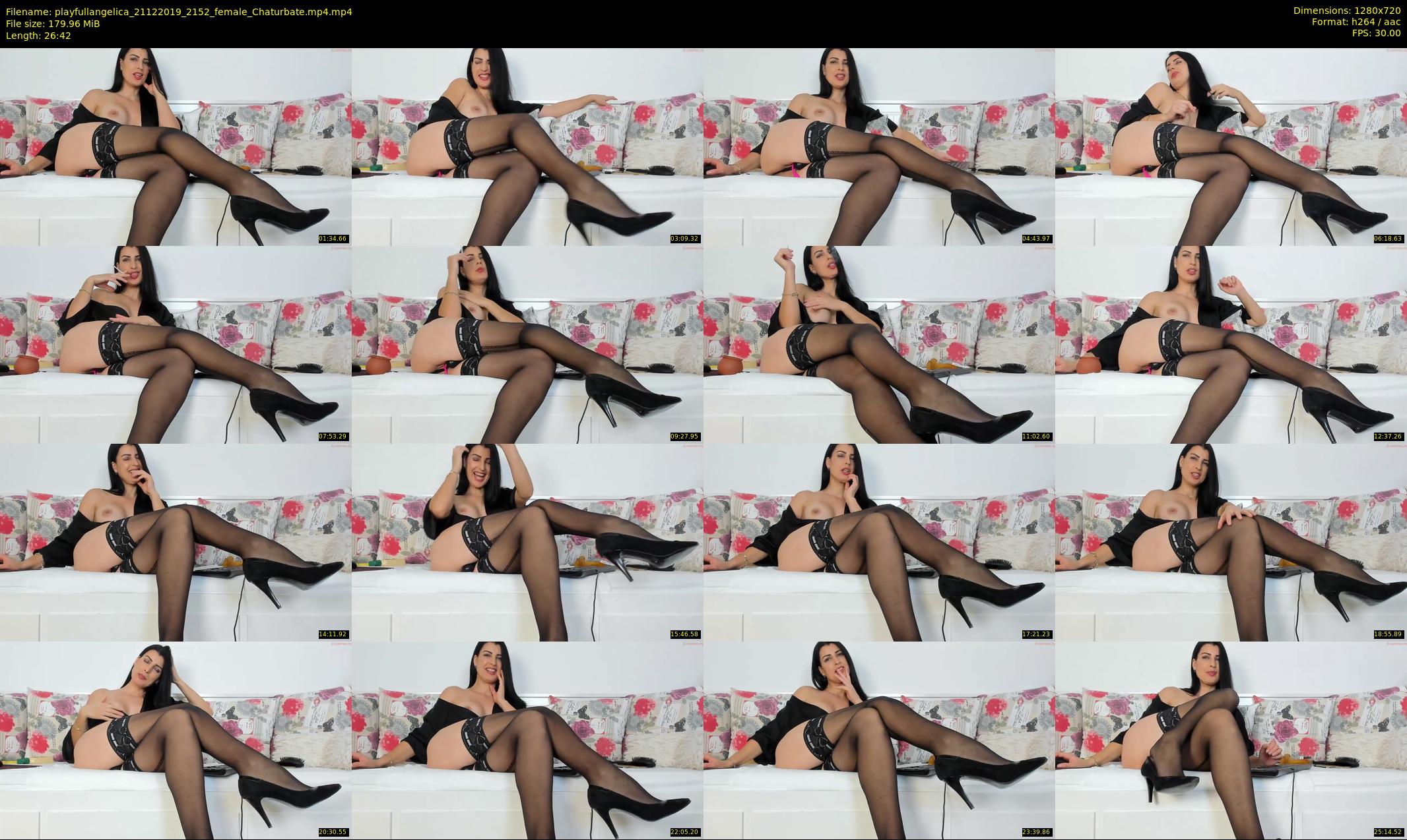 playfullangelica — 27 minute Chaturbate female cam show recording, 720p, Dec 21, 2019