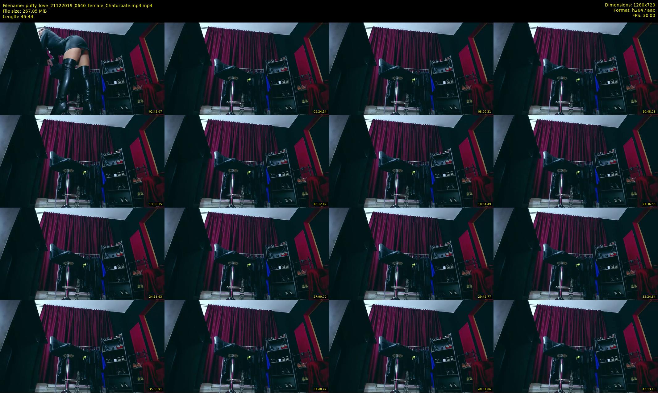 puffy_love — 46 minute Chaturbate female cam show recording, 720p, Dec 21, 2019