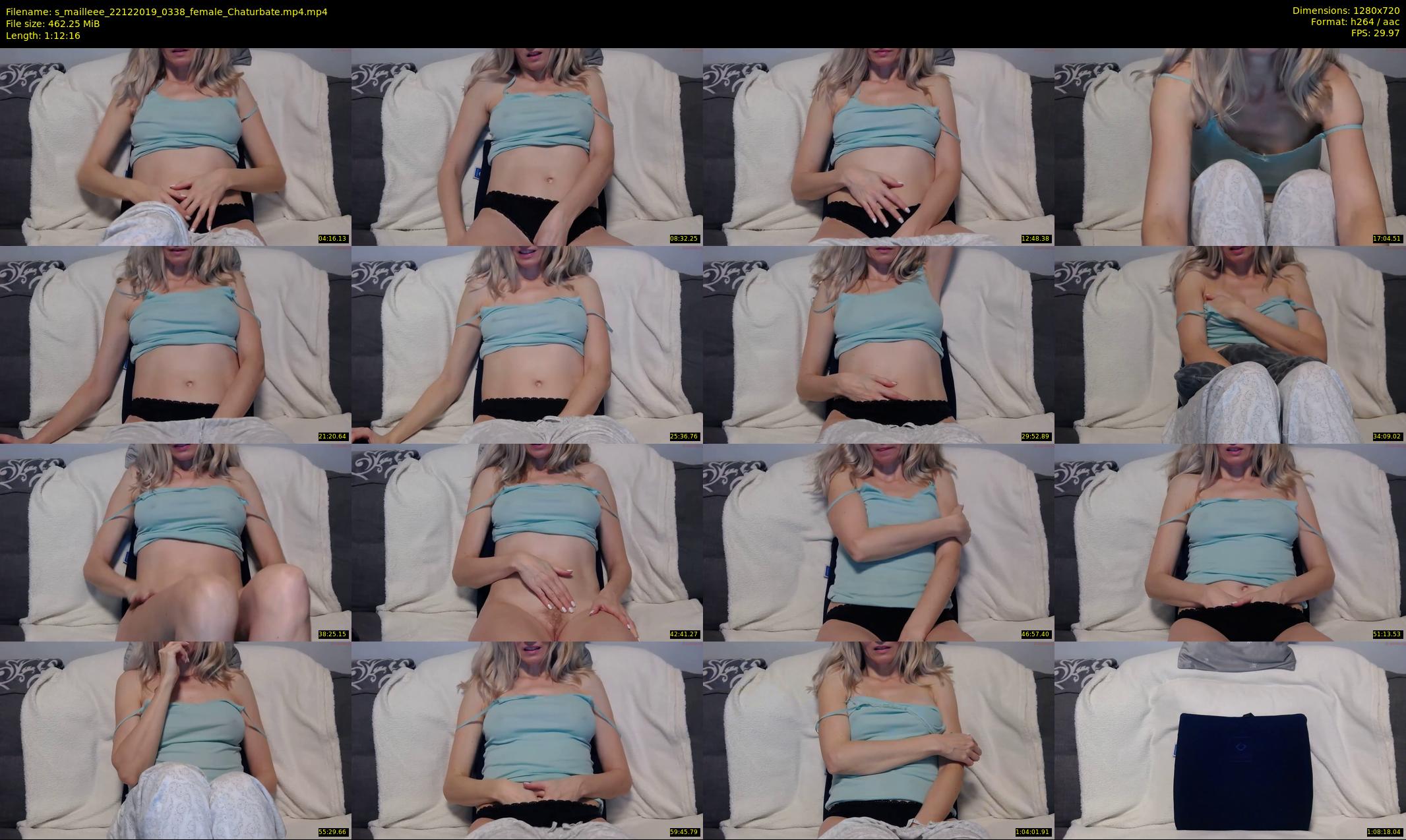 s_mailleee — 73 minute Chaturbate female cam show recording, 720p, Dec 22, 2019