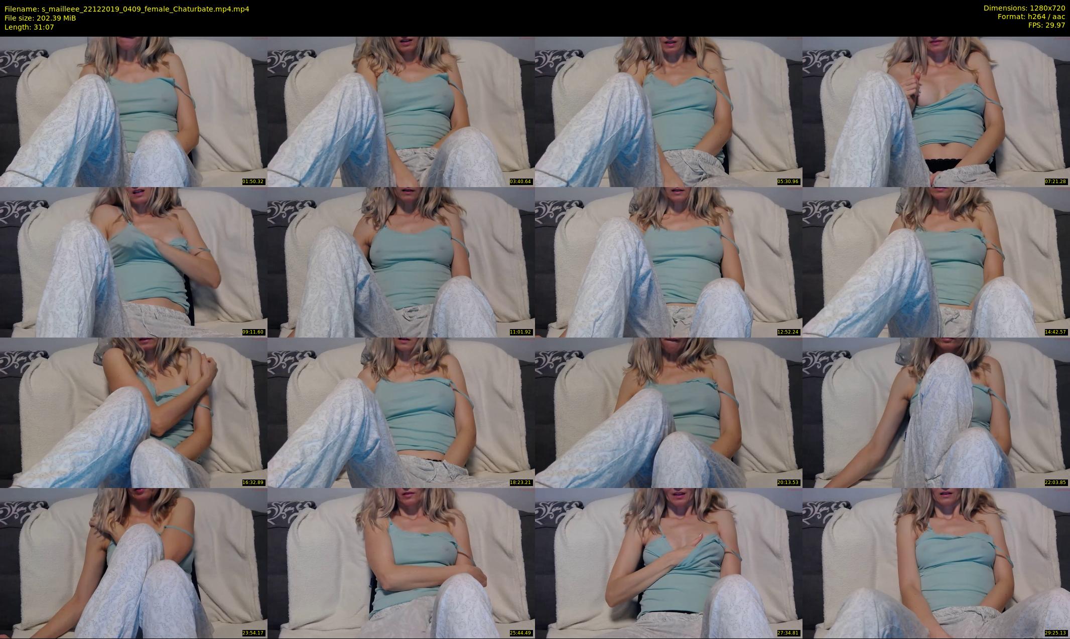 s_mailleee — 32 minute Chaturbate female cam show recording, 720p, Dec 22, 2019